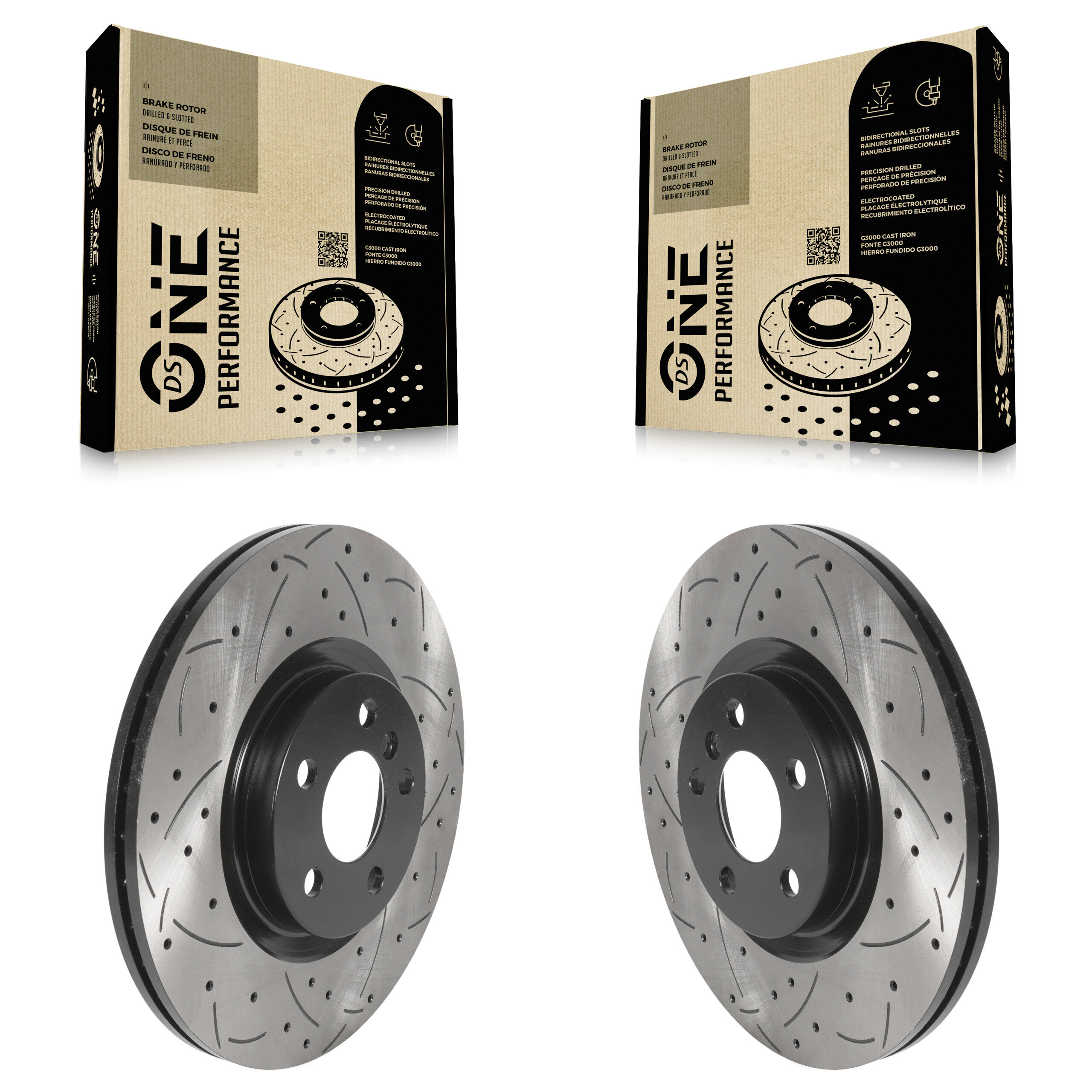 DS-One - KD-100454 - Front Disc Brake Rotor Kits
