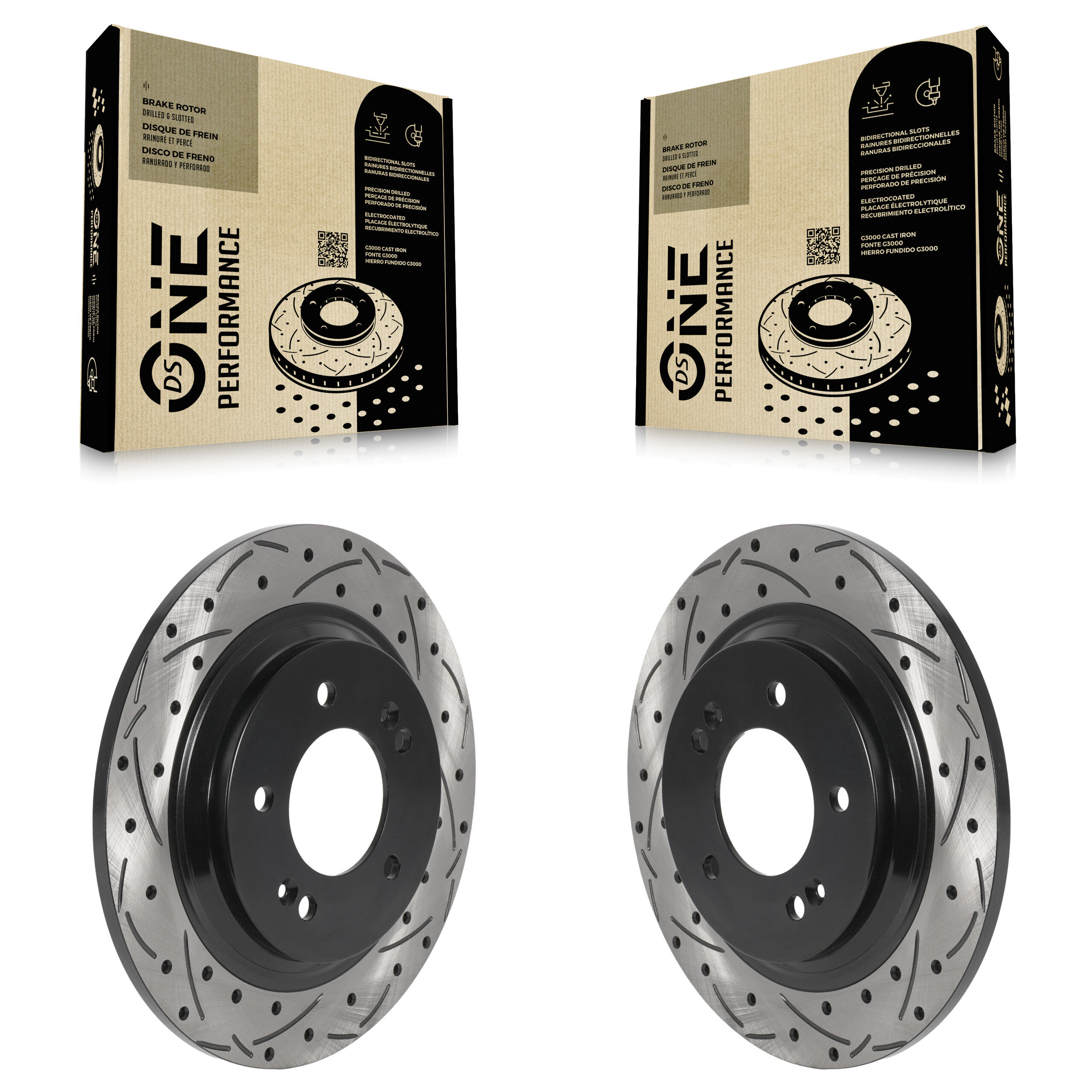 DS-One - KD-100545 - Rear Disc Brake Rotor Kits