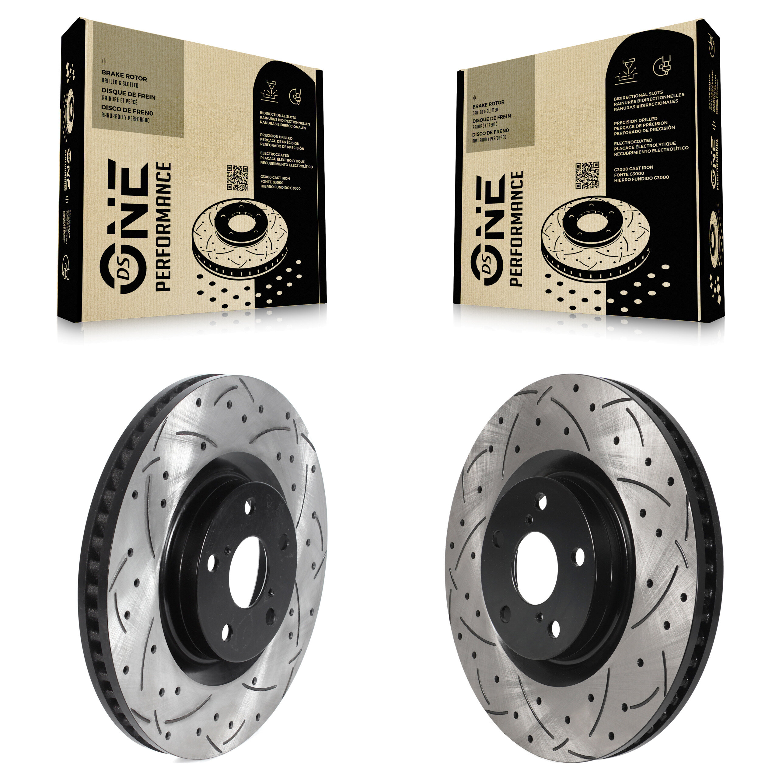 DS-One - KD-100571 - Front Disc Brake Rotor Kits