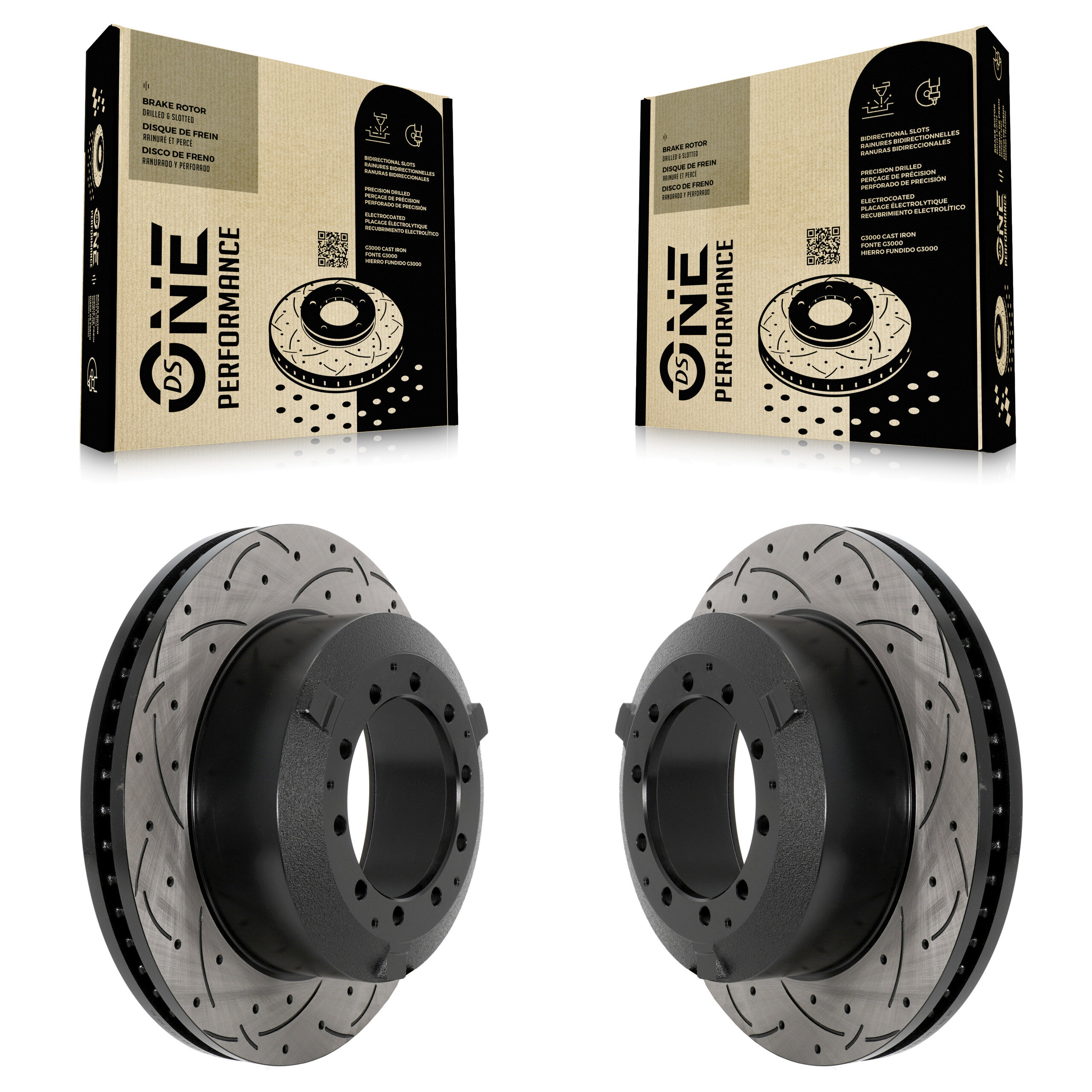DS-One - KD-100617 - Rear Disc Brake Rotor Kits