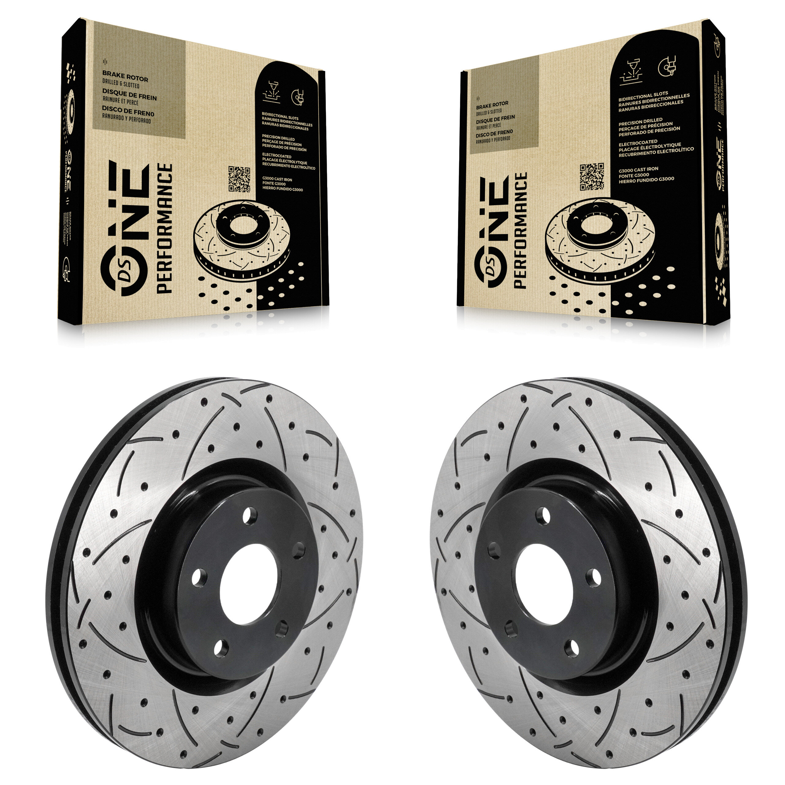 DS-One - KD-100630 - Front Disc Brake Rotor Kits
