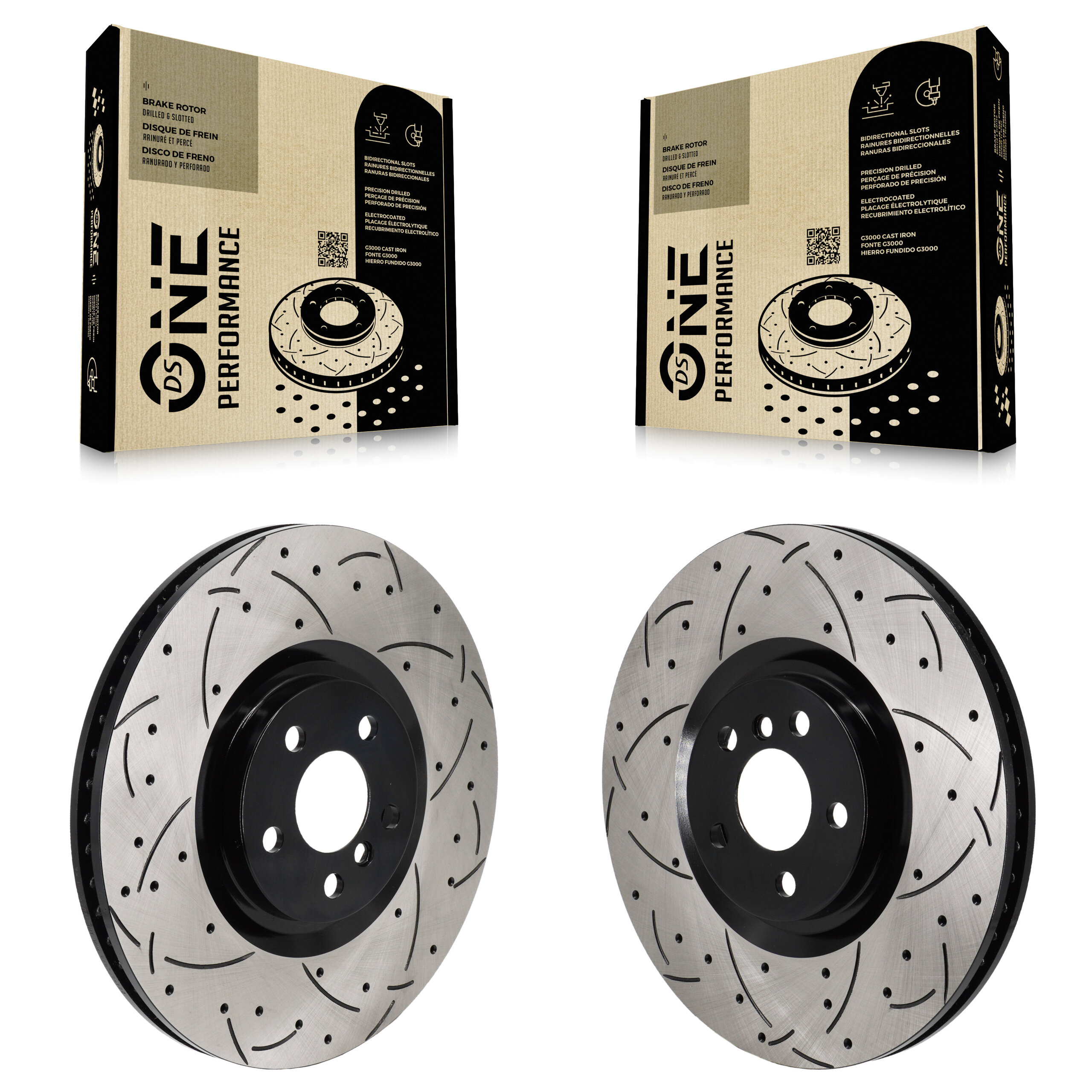 DS-One - KD-100641 - Front Disc Brake Rotor Kits