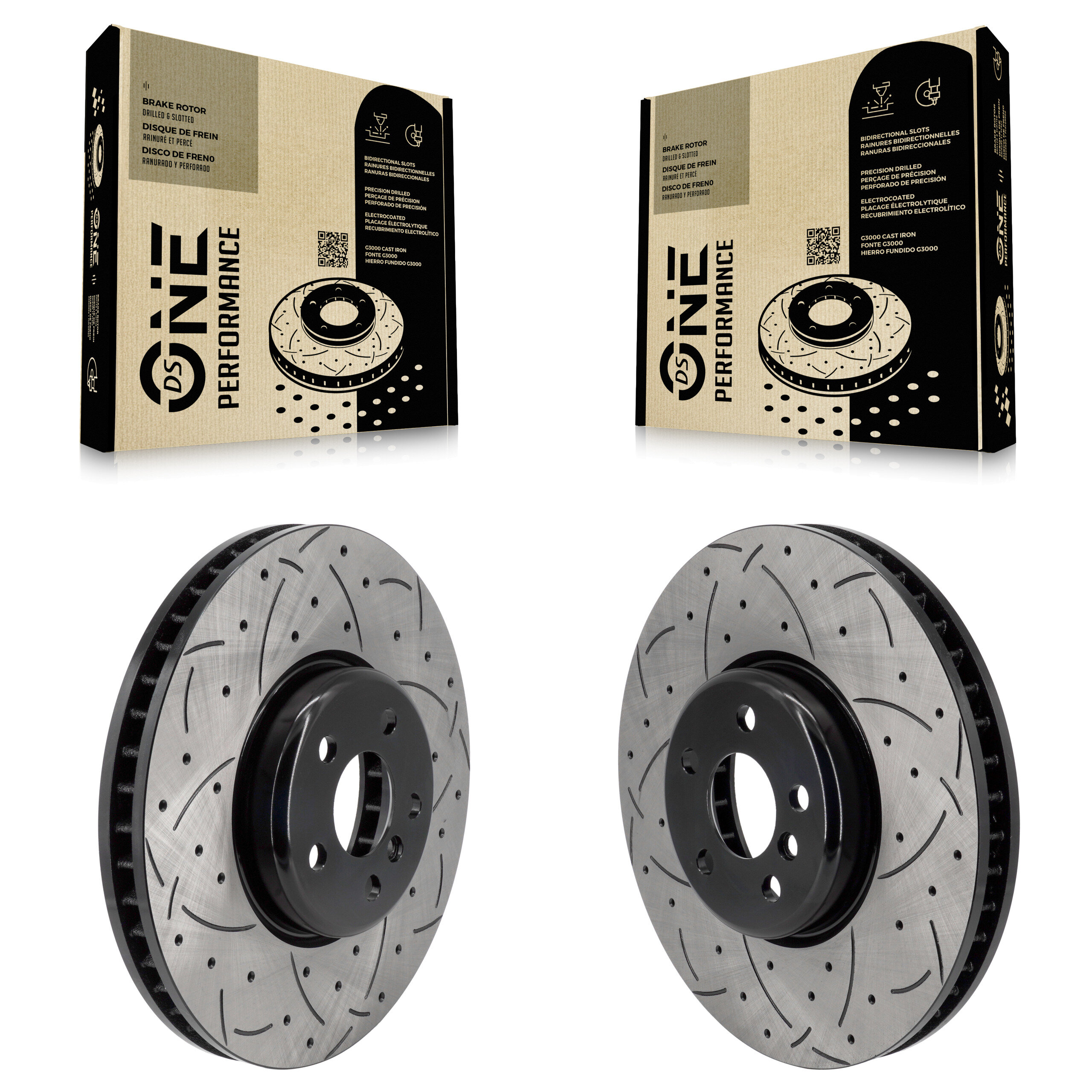 DS-One - KD-100642 - Front Disc Brake Rotor Kits