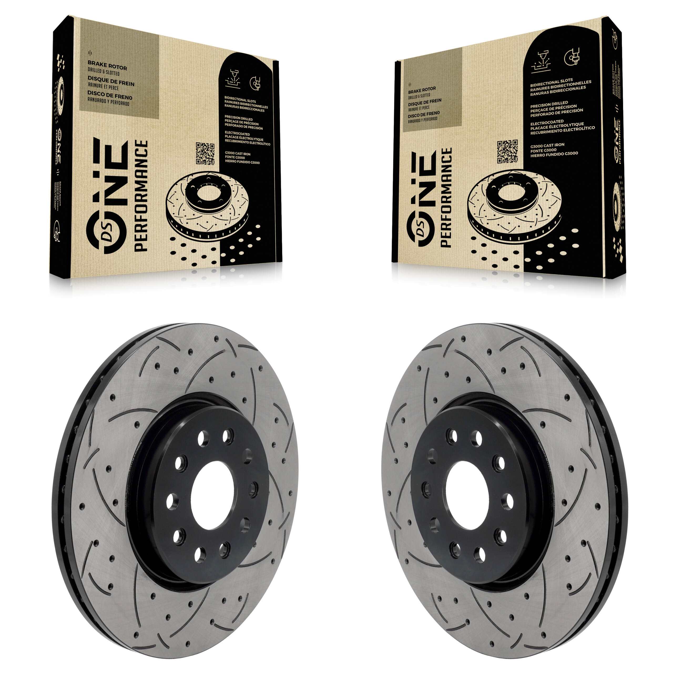DS-One - KD-100703 - Front Disc Brake Rotor Kits