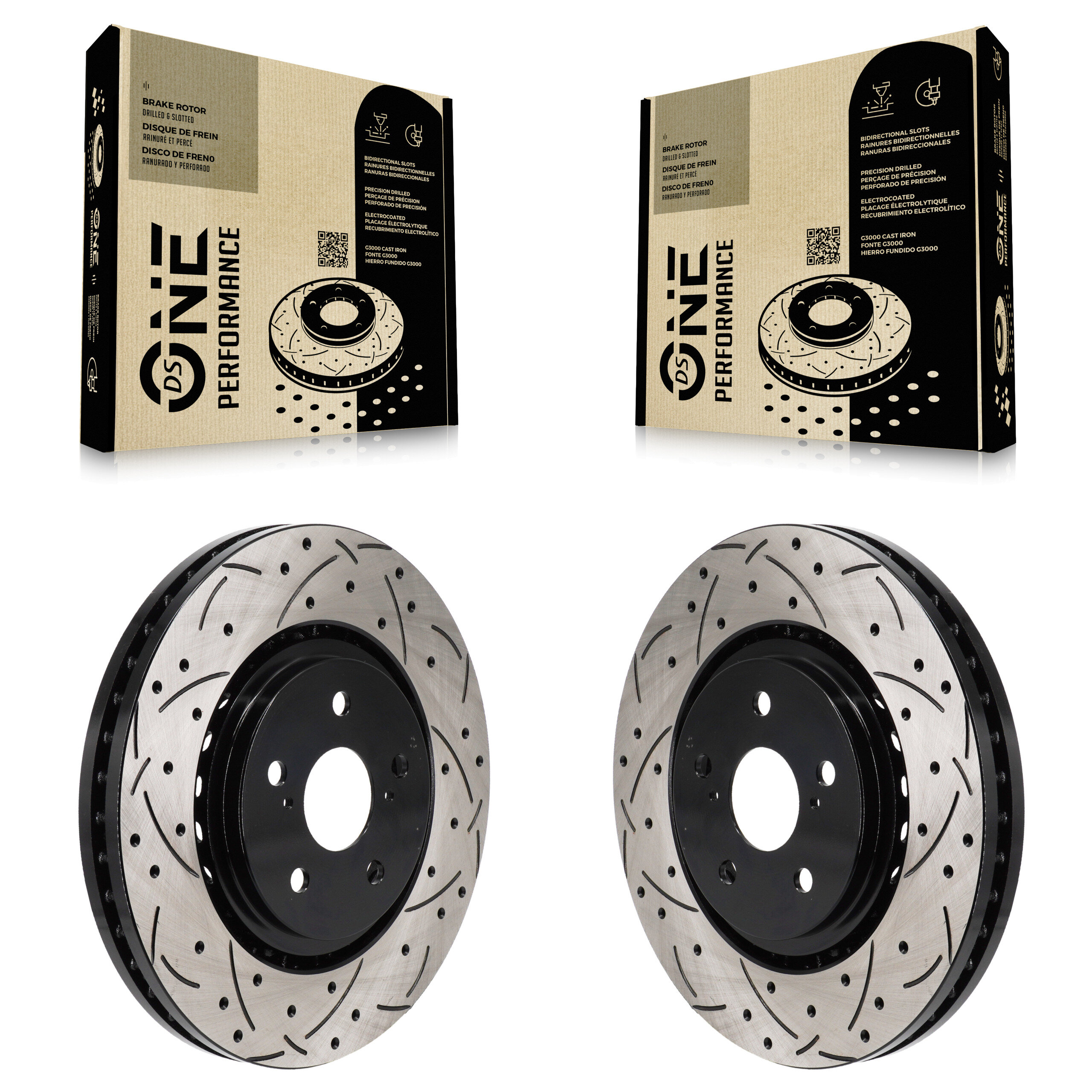 DS-One - KD-100707 - Front Disc Brake Rotor Kits