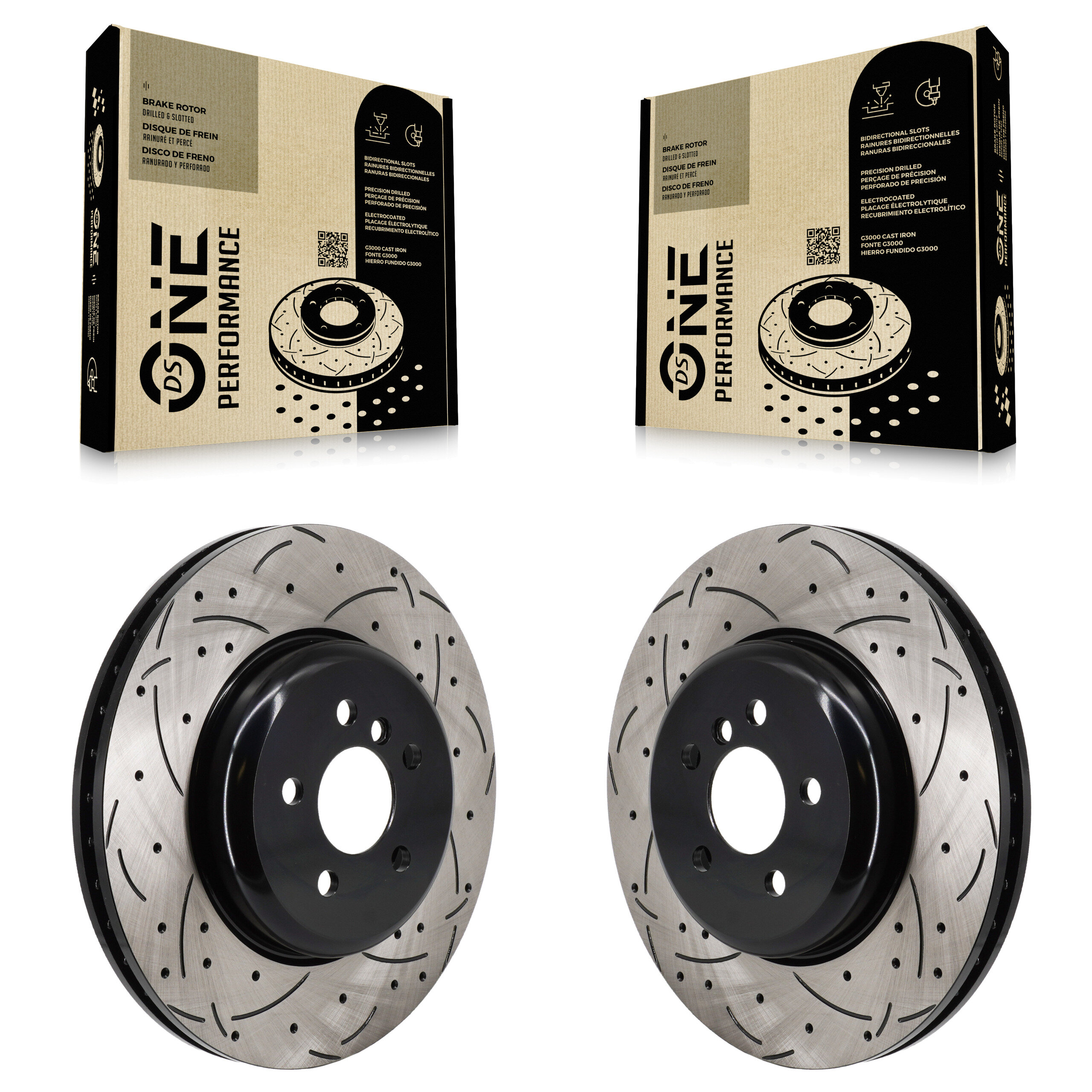 DS-One - KD-100709 - Front Disc Brake Rotor Kits