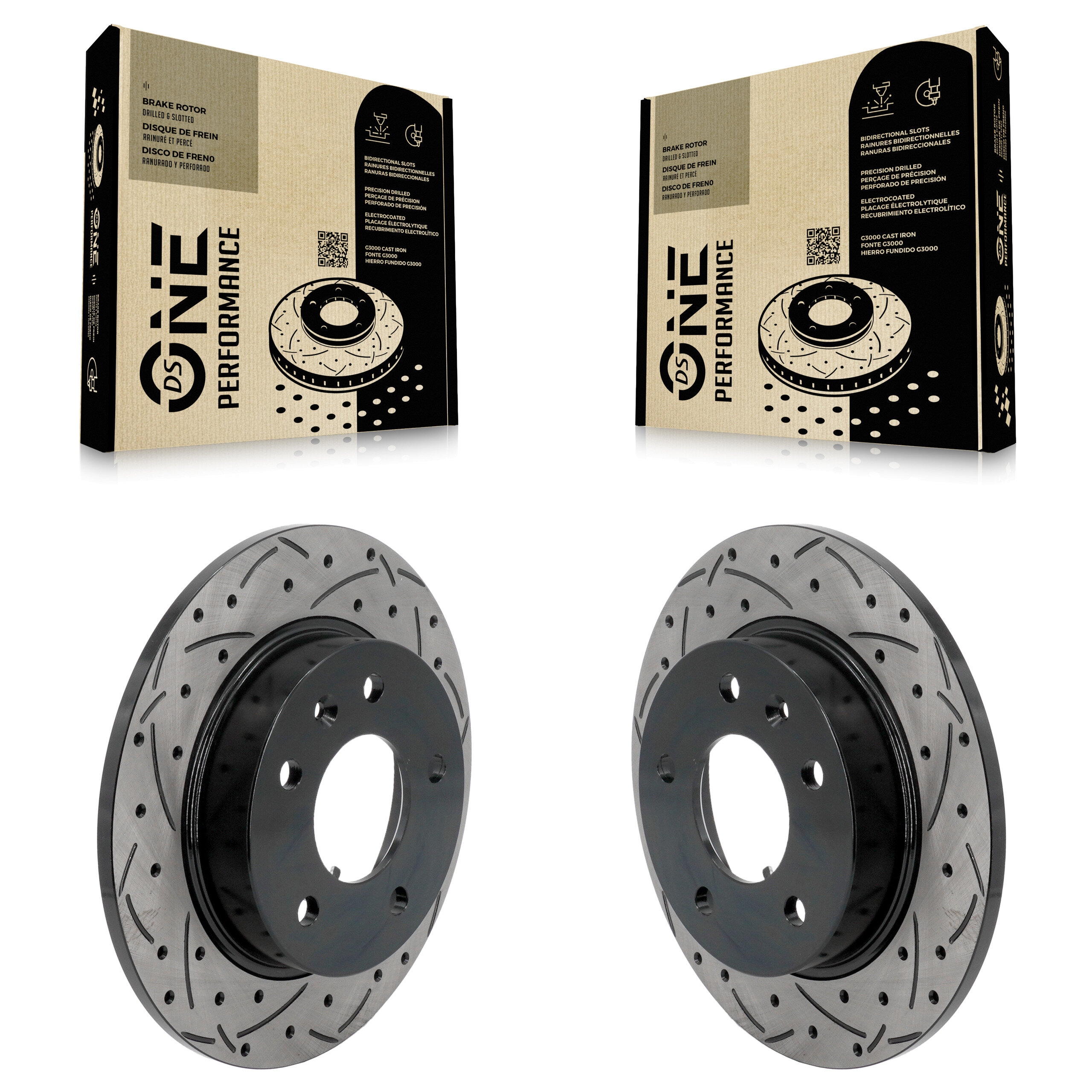 DS-One - KD-100714 - Rear Disc Brake Rotor Kits