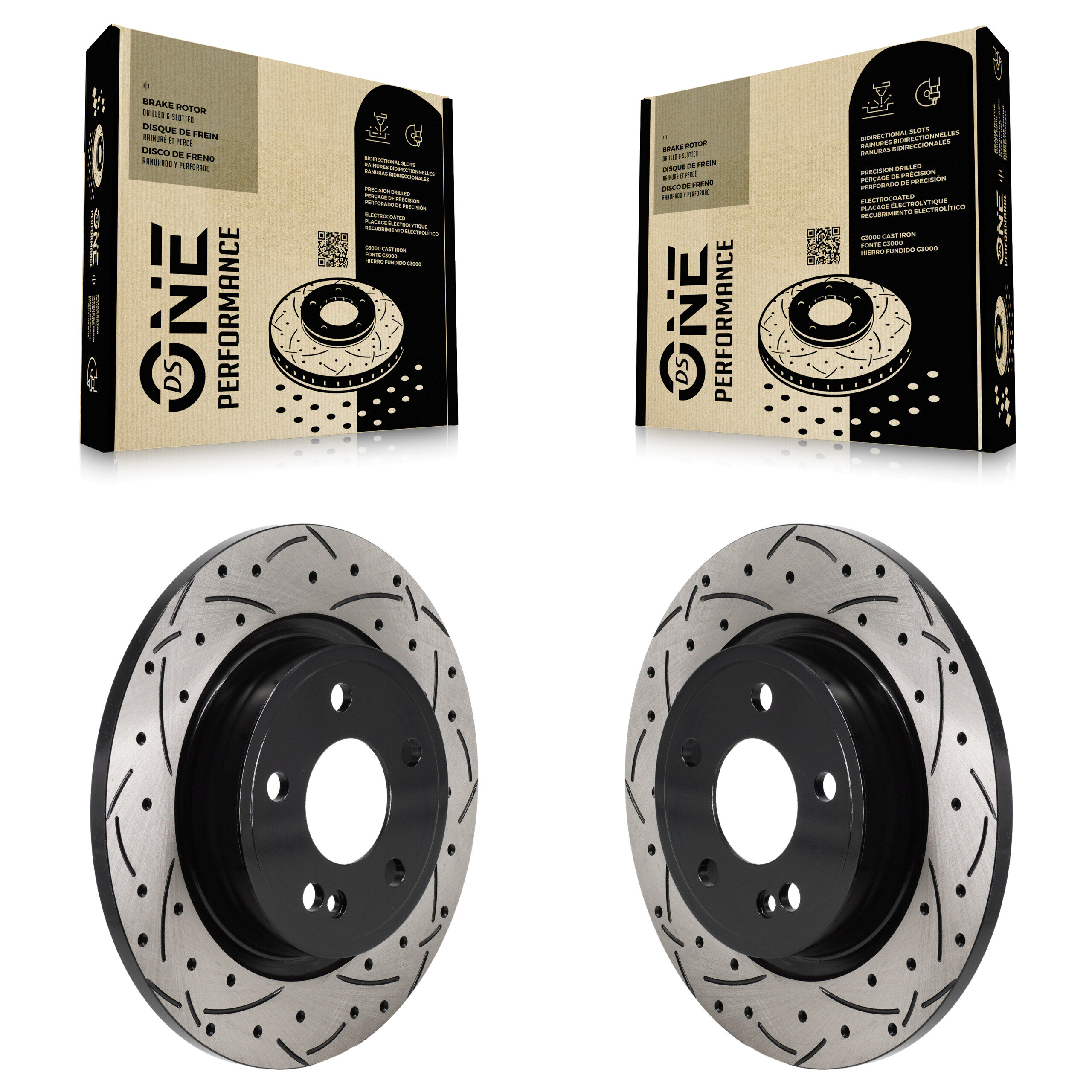 DS-One - KD-100722 - Rear Disc Brake Rotor Kits