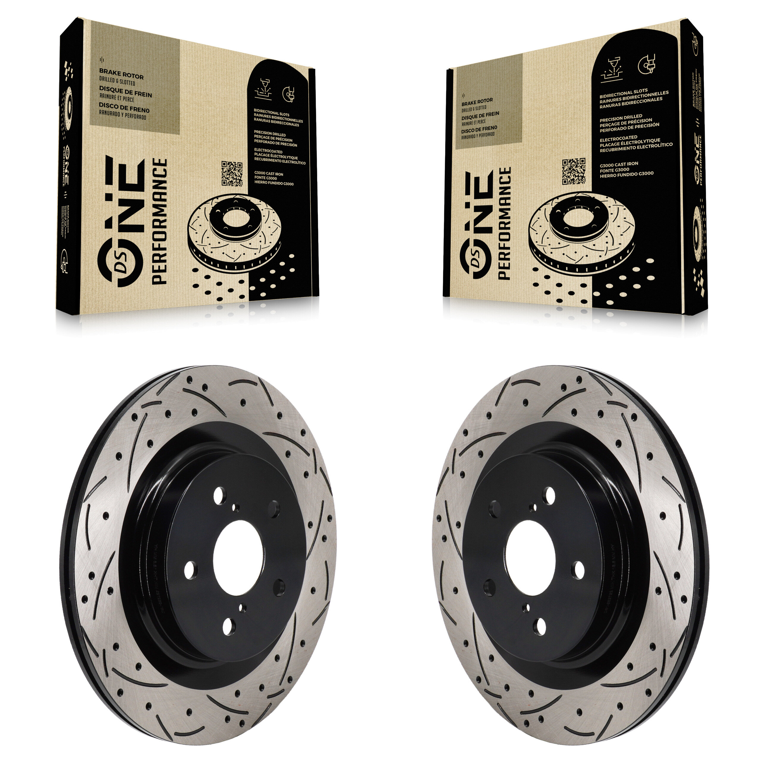 DS-One - KD-100724 - Rear Disc Brake Rotor Kits