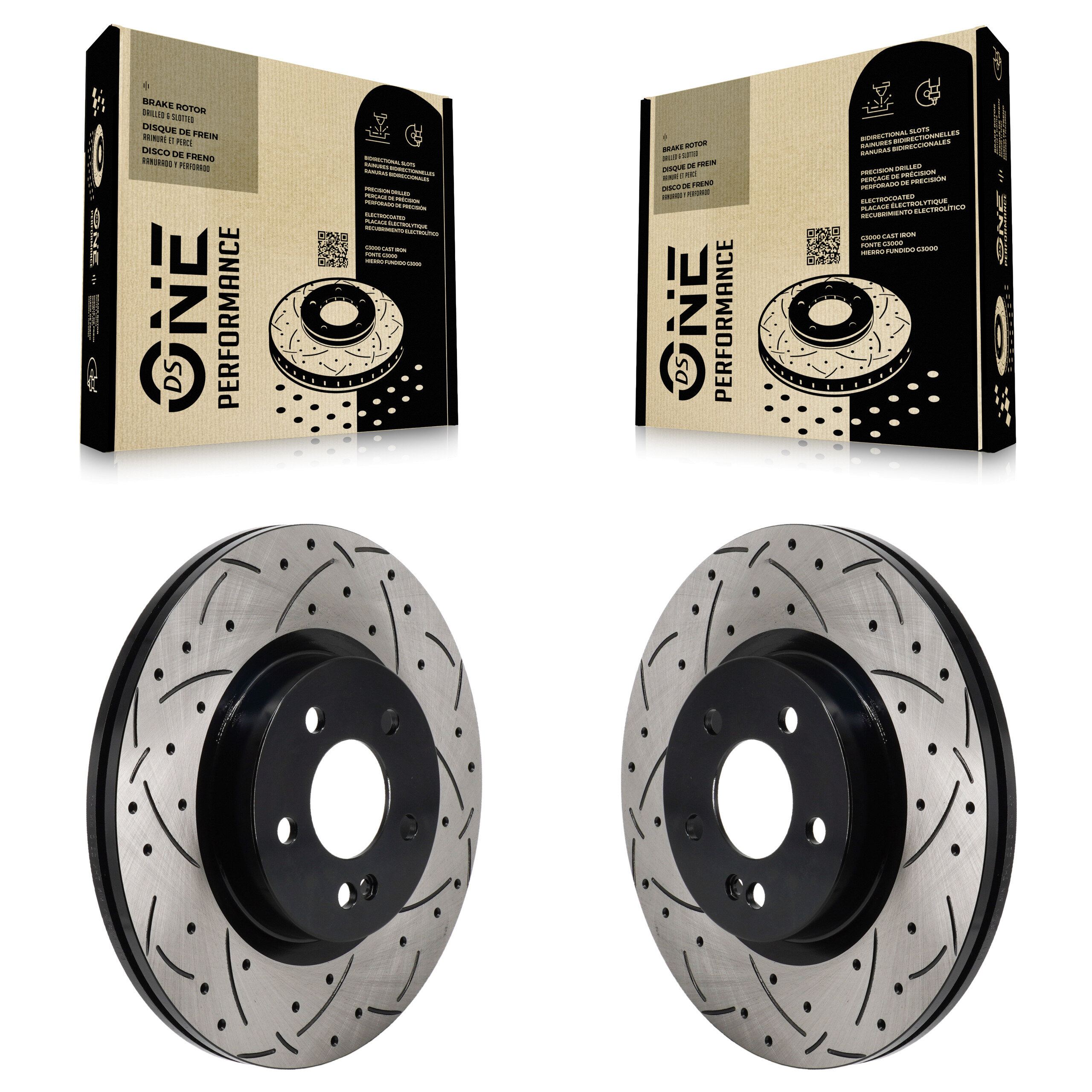 DS-One - KD-100726 - Rear Disc Brake Rotor Kits