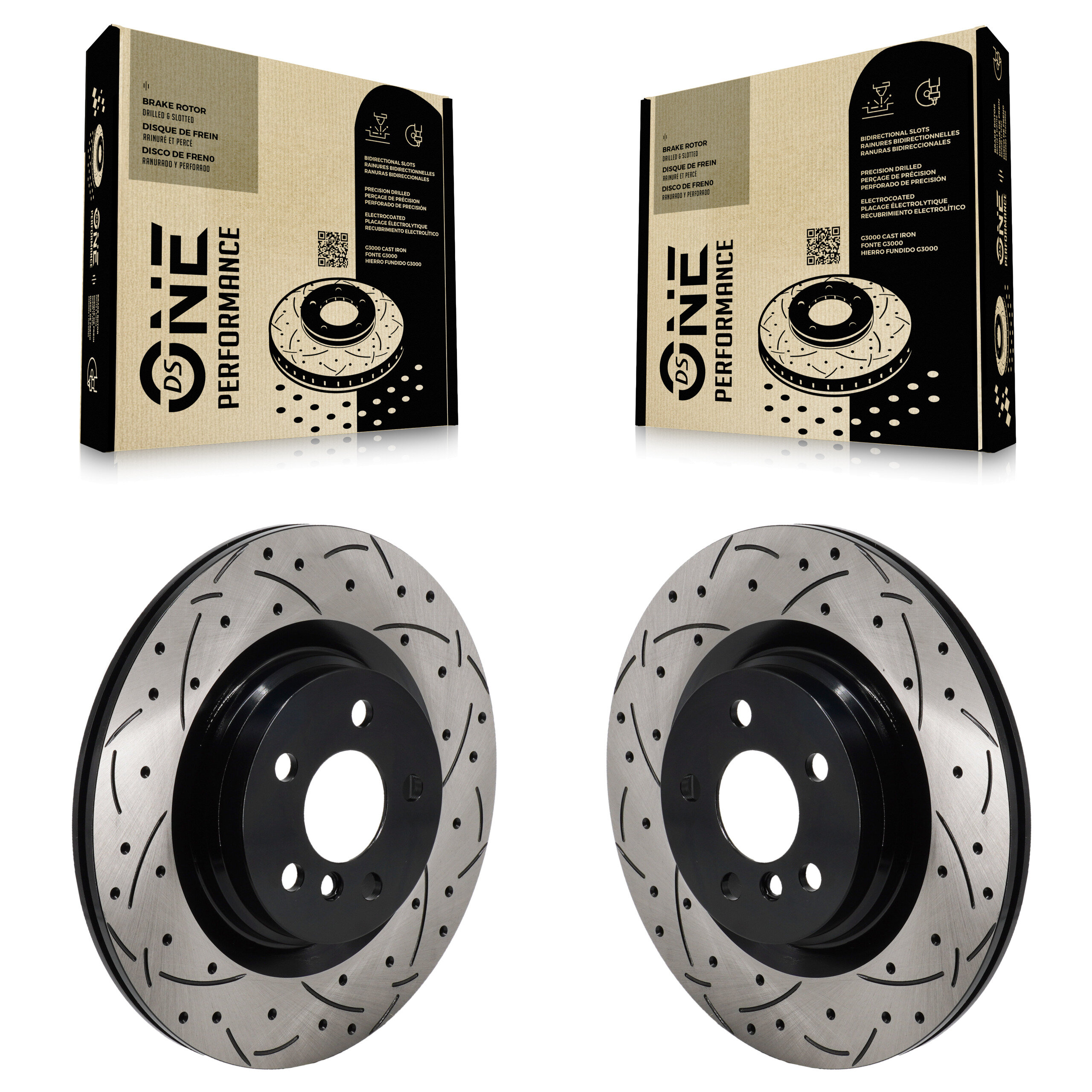 DS-One - KD-100727 - Rear Disc Brake Rotor Kits