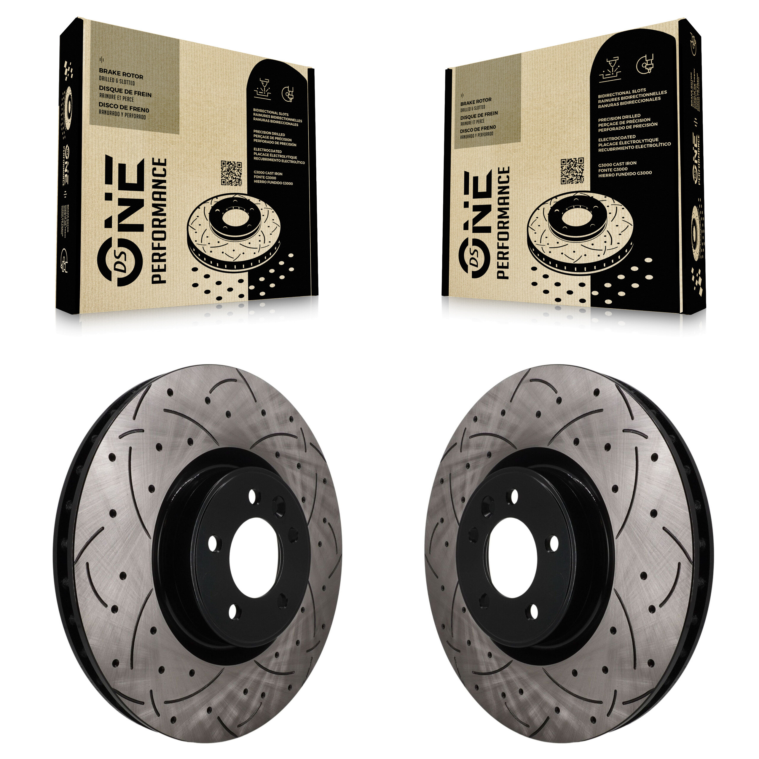 DS-One - KD-100745 - Front Disc Brake Rotor Kits