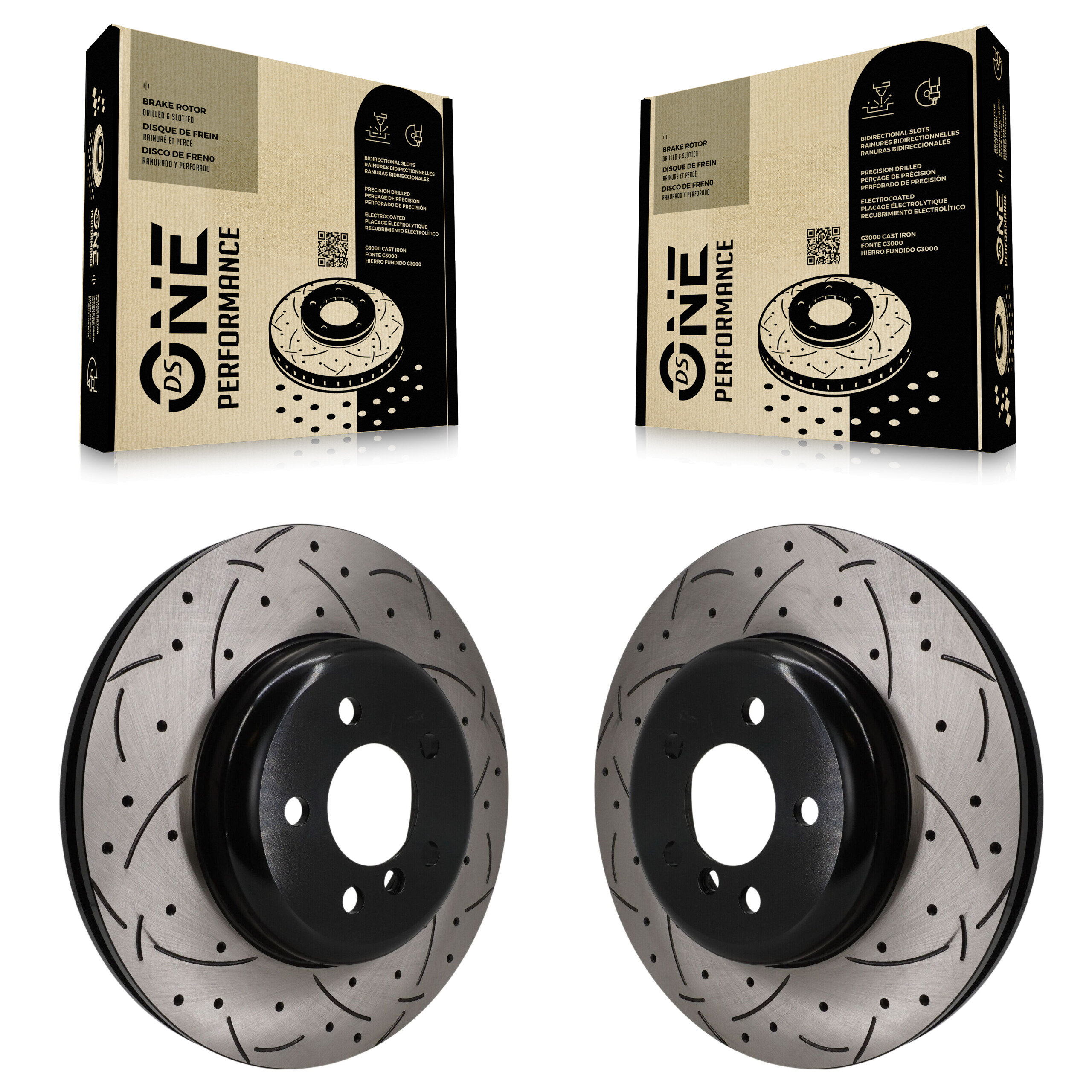 DS-One - KD-100755 - Front Disc Brake Rotor Kits