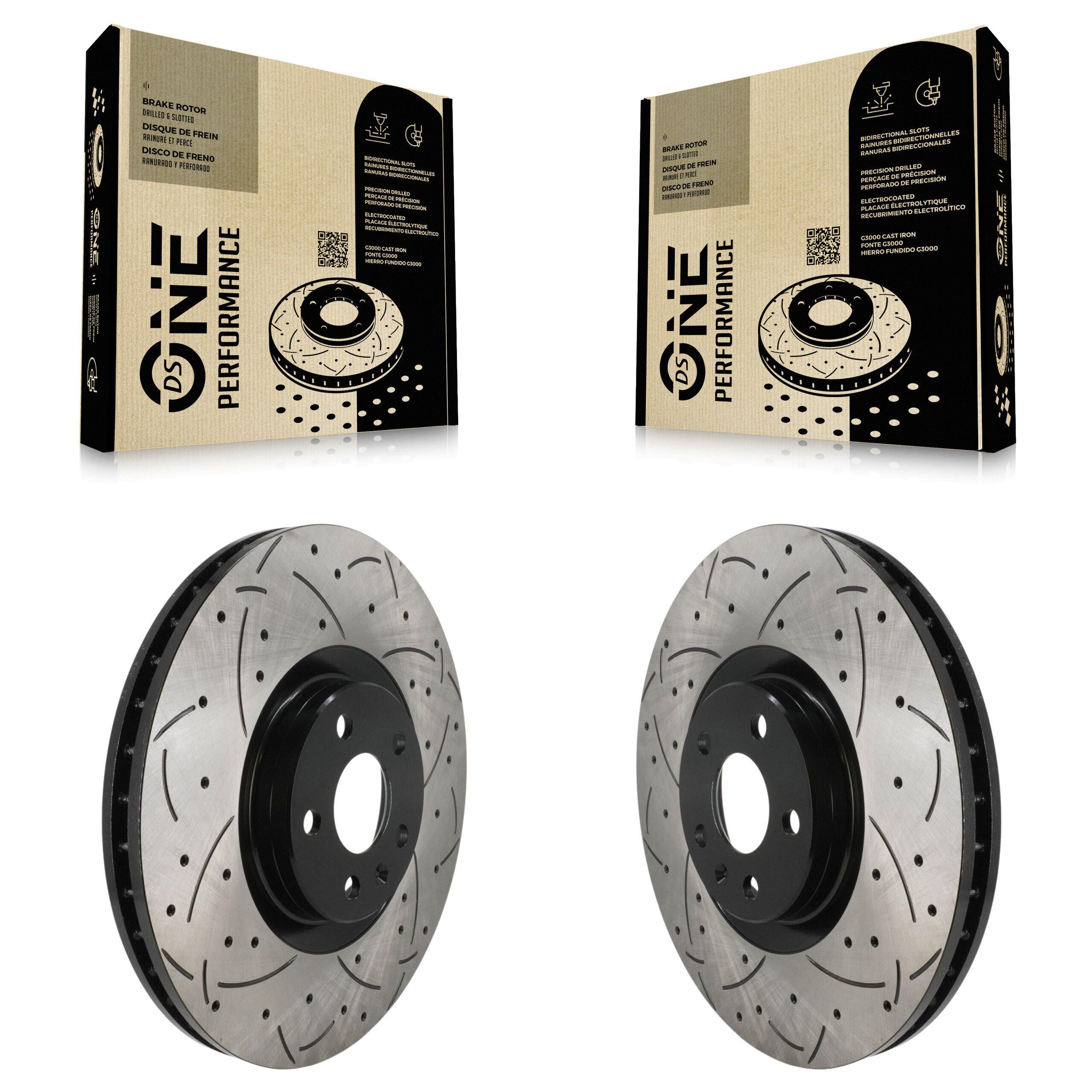 DS-One - KD-100756 - Front Disc Brake Rotor Kits