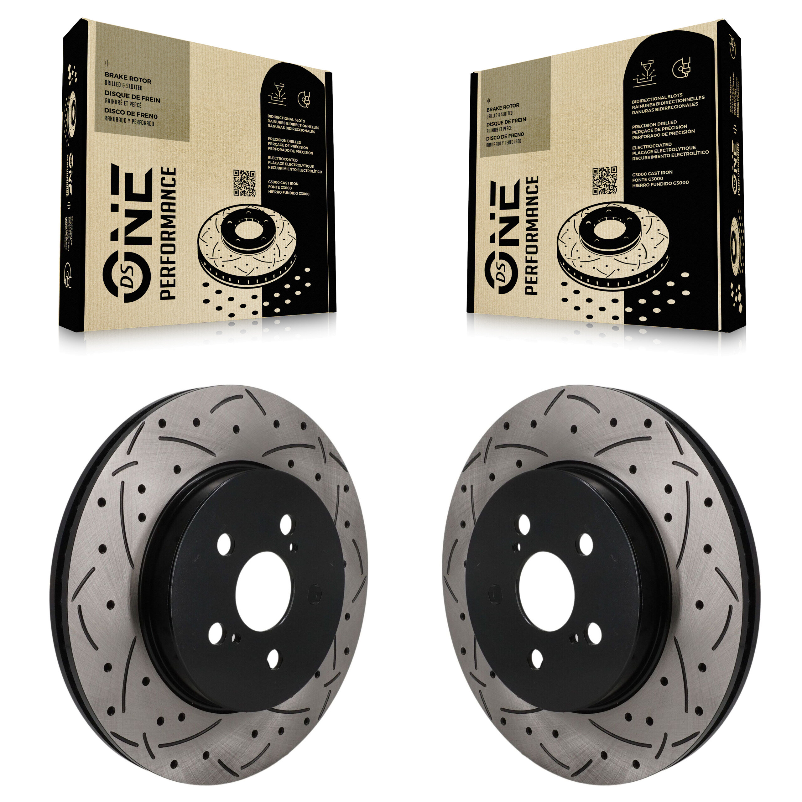 DS-One - KD-100757 - Front Disc Brake Rotor Kits