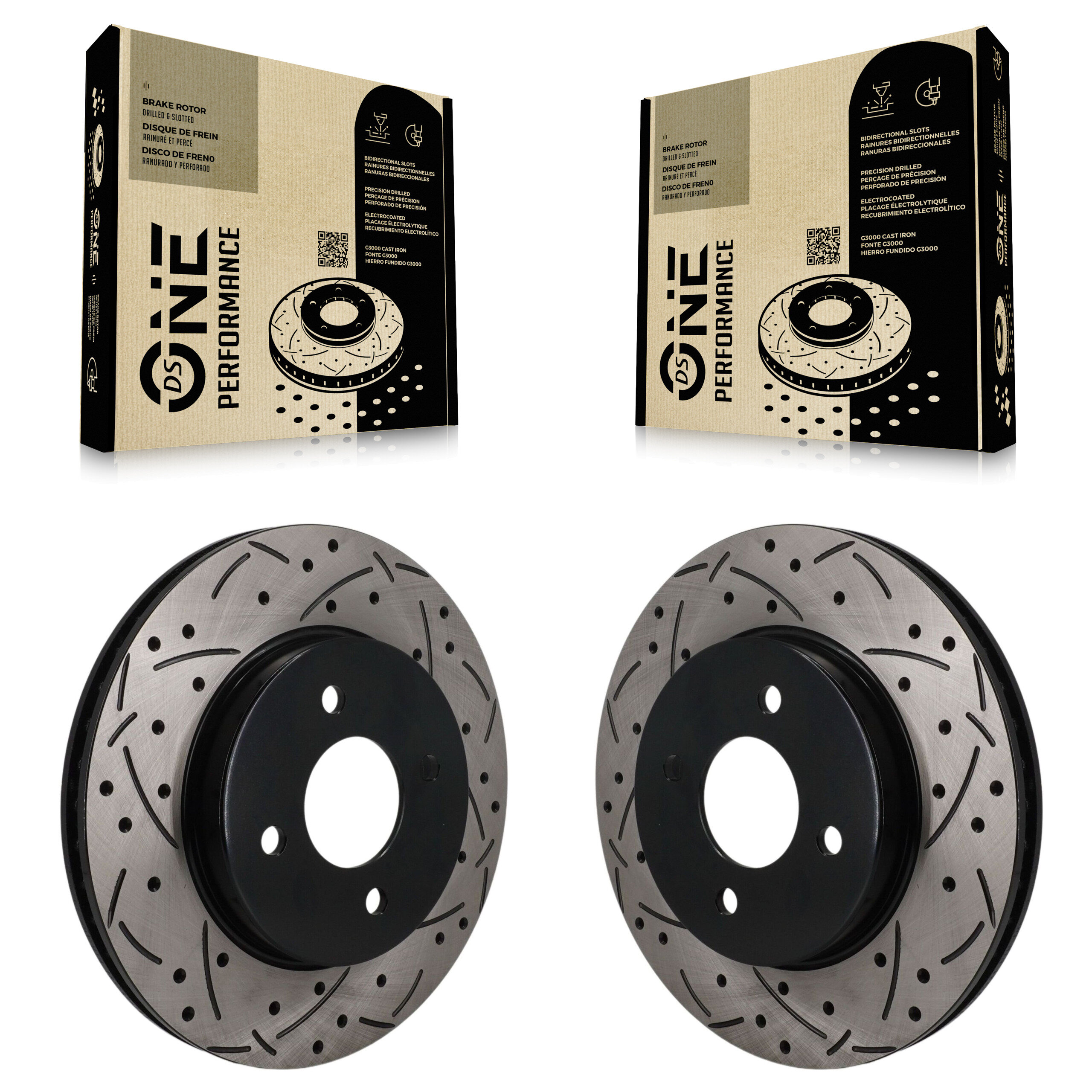 DS-One - KD-100772 - Front Disc Brake Rotor Kits