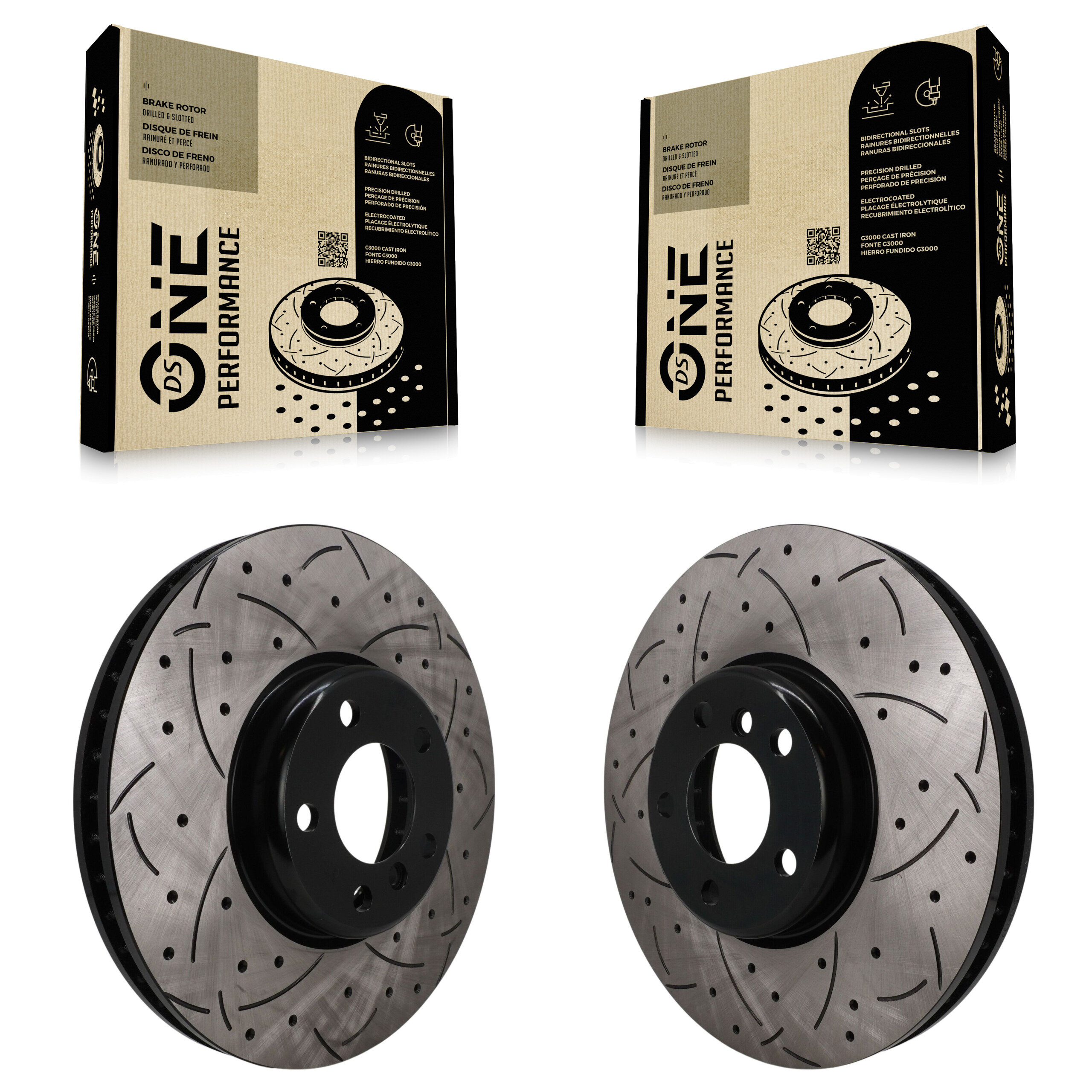 DS-One - KD-100855 - Front Disc Brake Rotor Kits