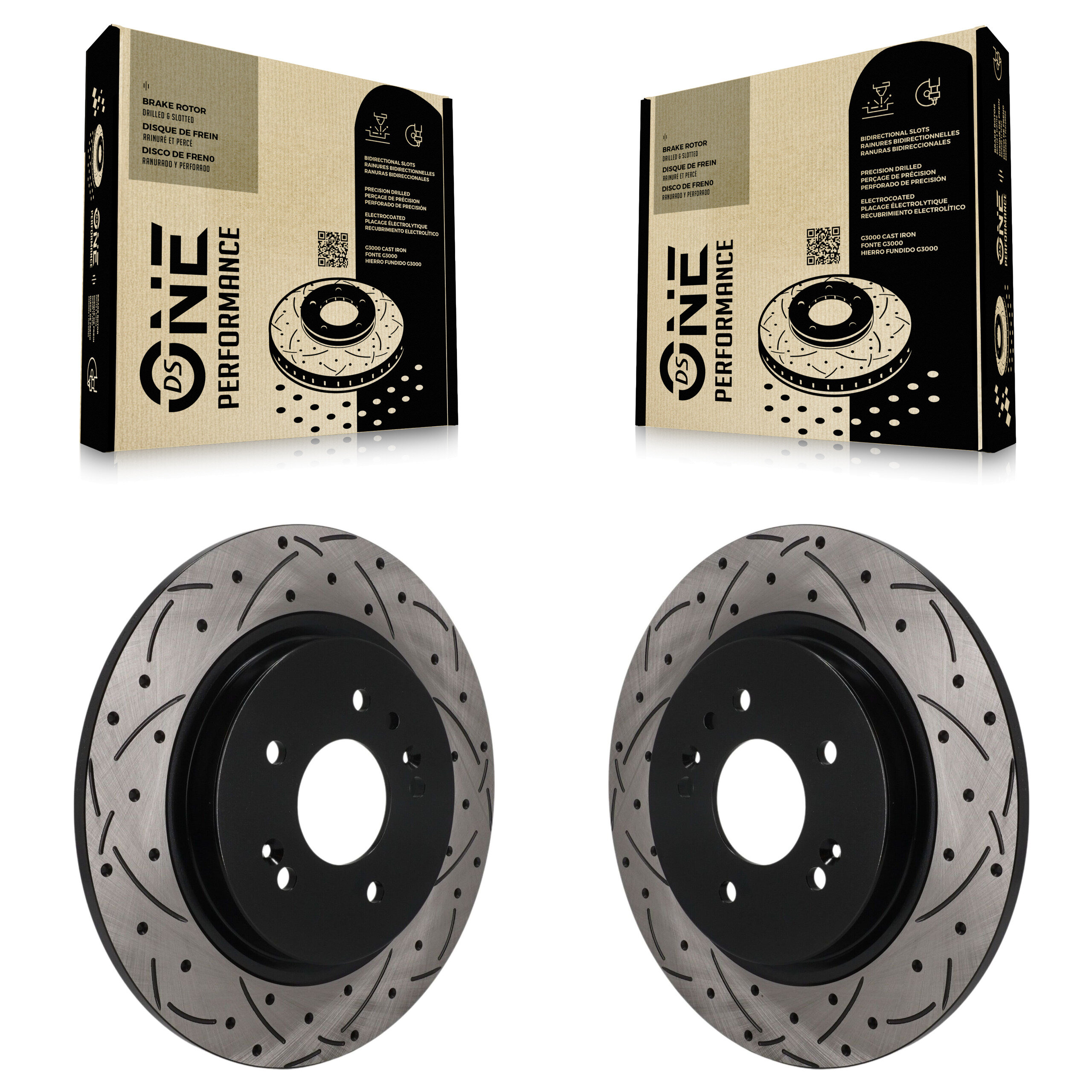 DS-One - KD-100875 - Rear Disc Brake Rotor Kits