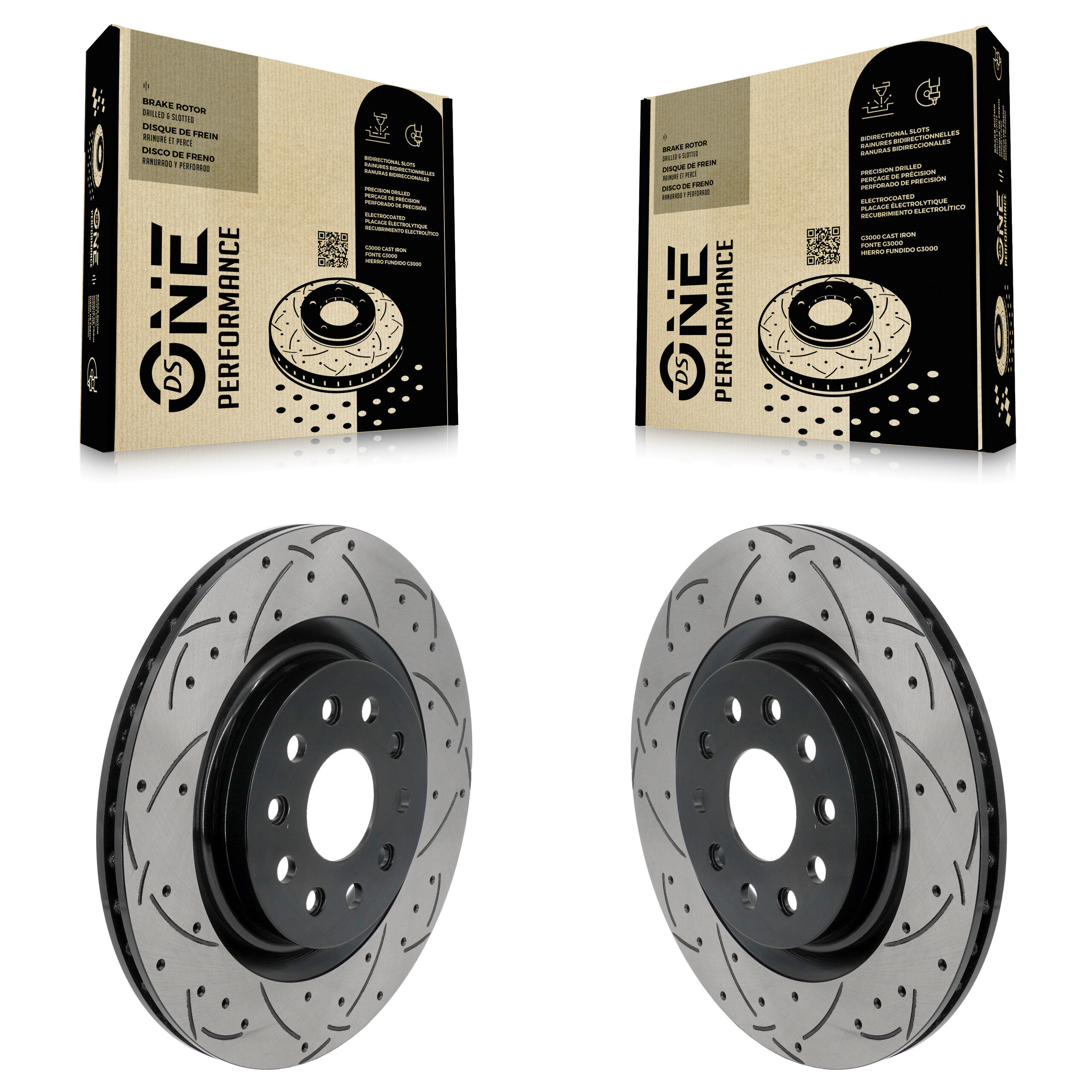 DS-One - KD-100876 - Rear Disc Brake Rotor Kits