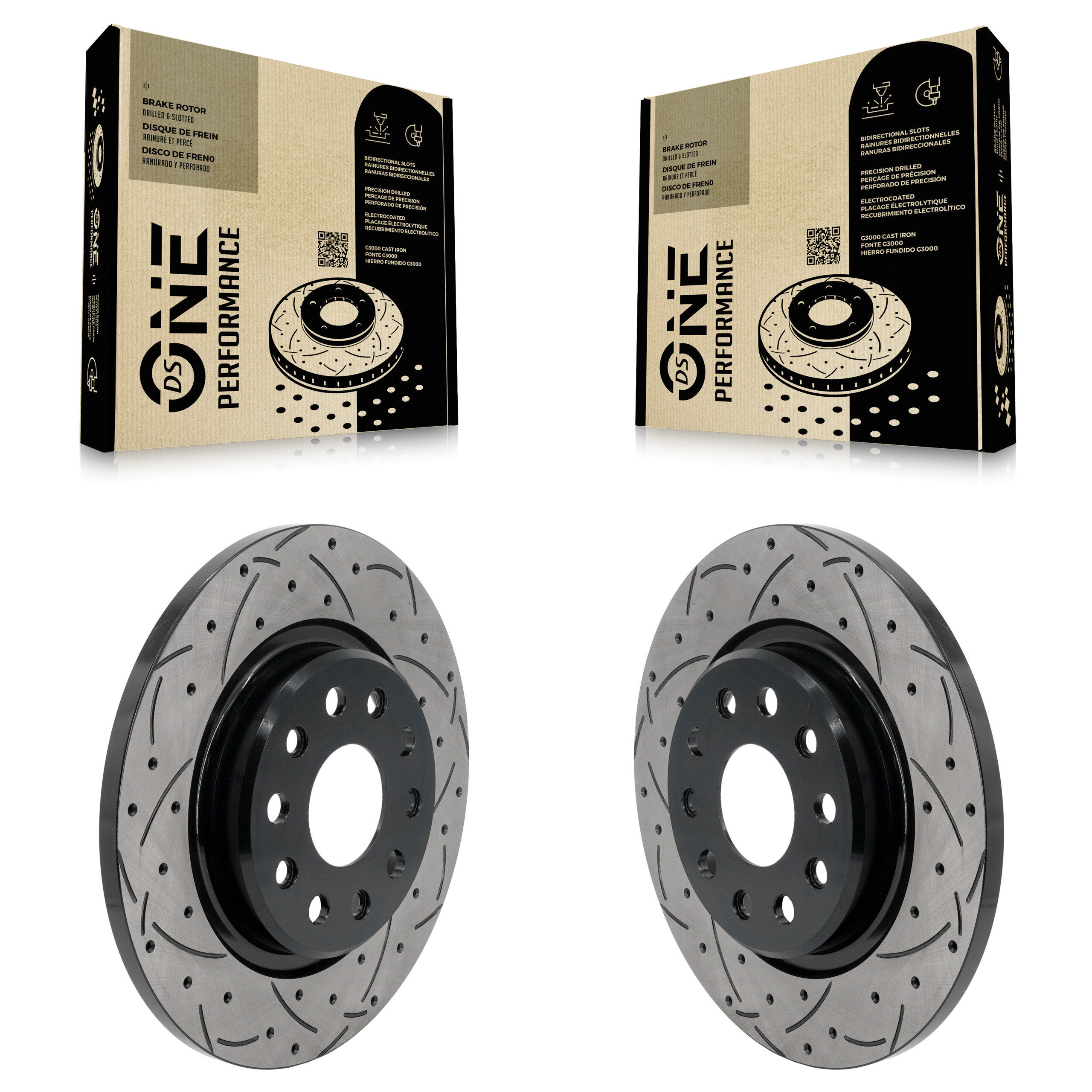 DS-One - KD-100877 - Rear Disc Brake Rotor Kits
