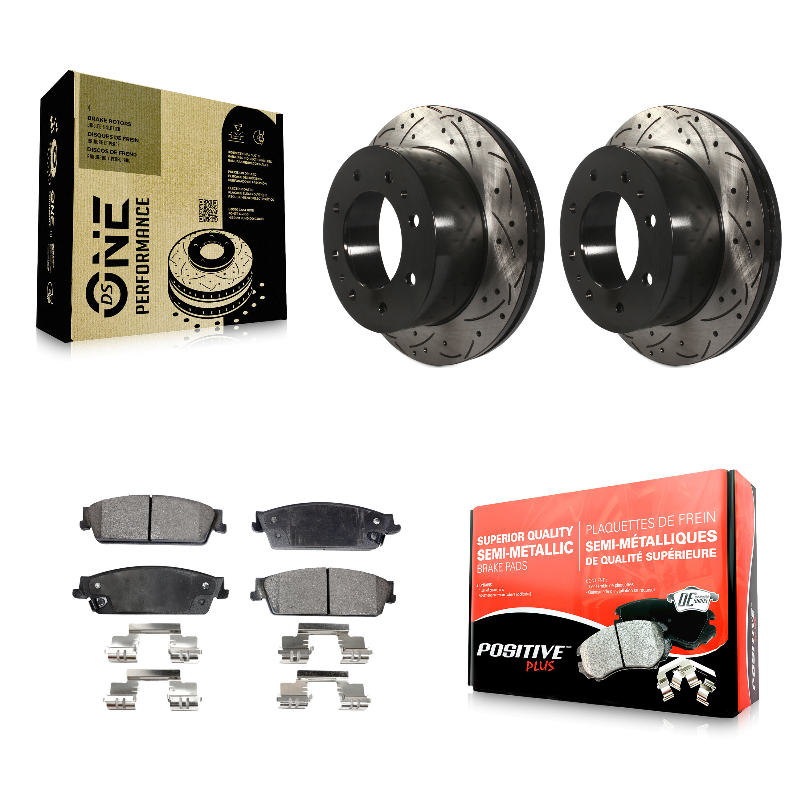 Transit Auto KDF-100427 Disc Brake Kit for 2011 Chevrolet Silverado 1500 - Rear