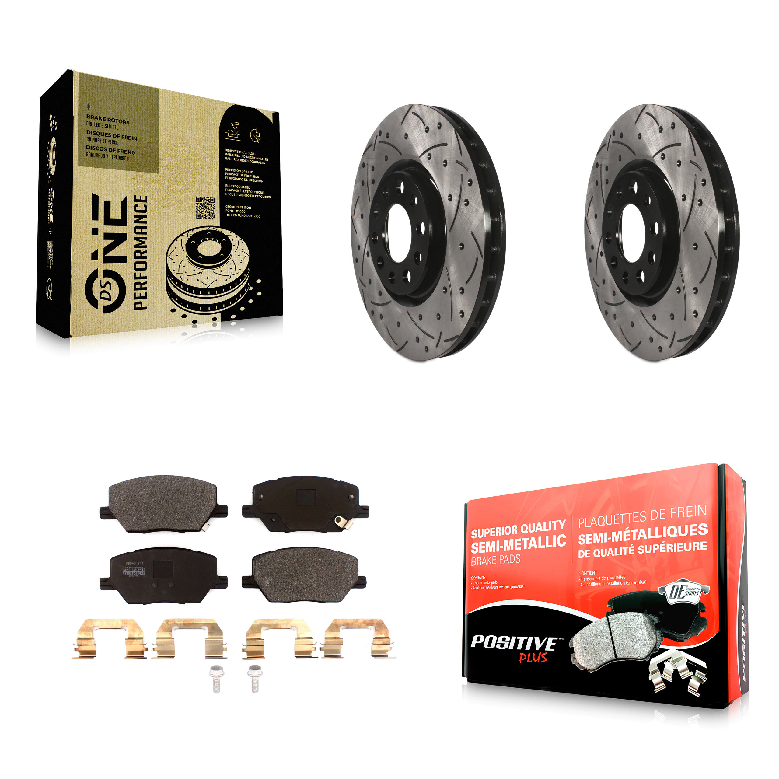 Transit Auto - KDF-100593 - Front Disc Brake Kits