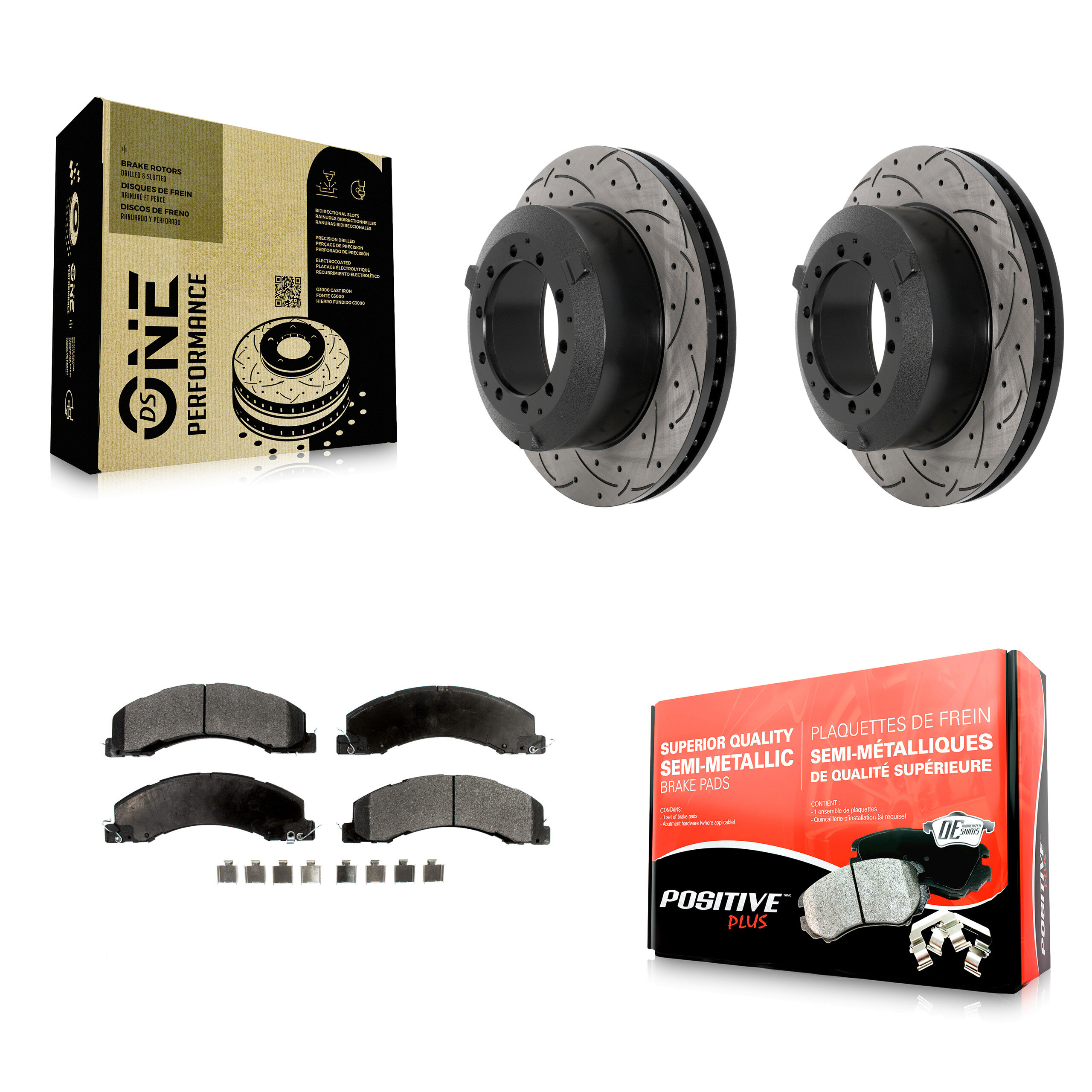 Transit Auto KDF-101173 Disc Brake Kit for 2008-2023 Ram 4500, Ram 5500 and More - Rear