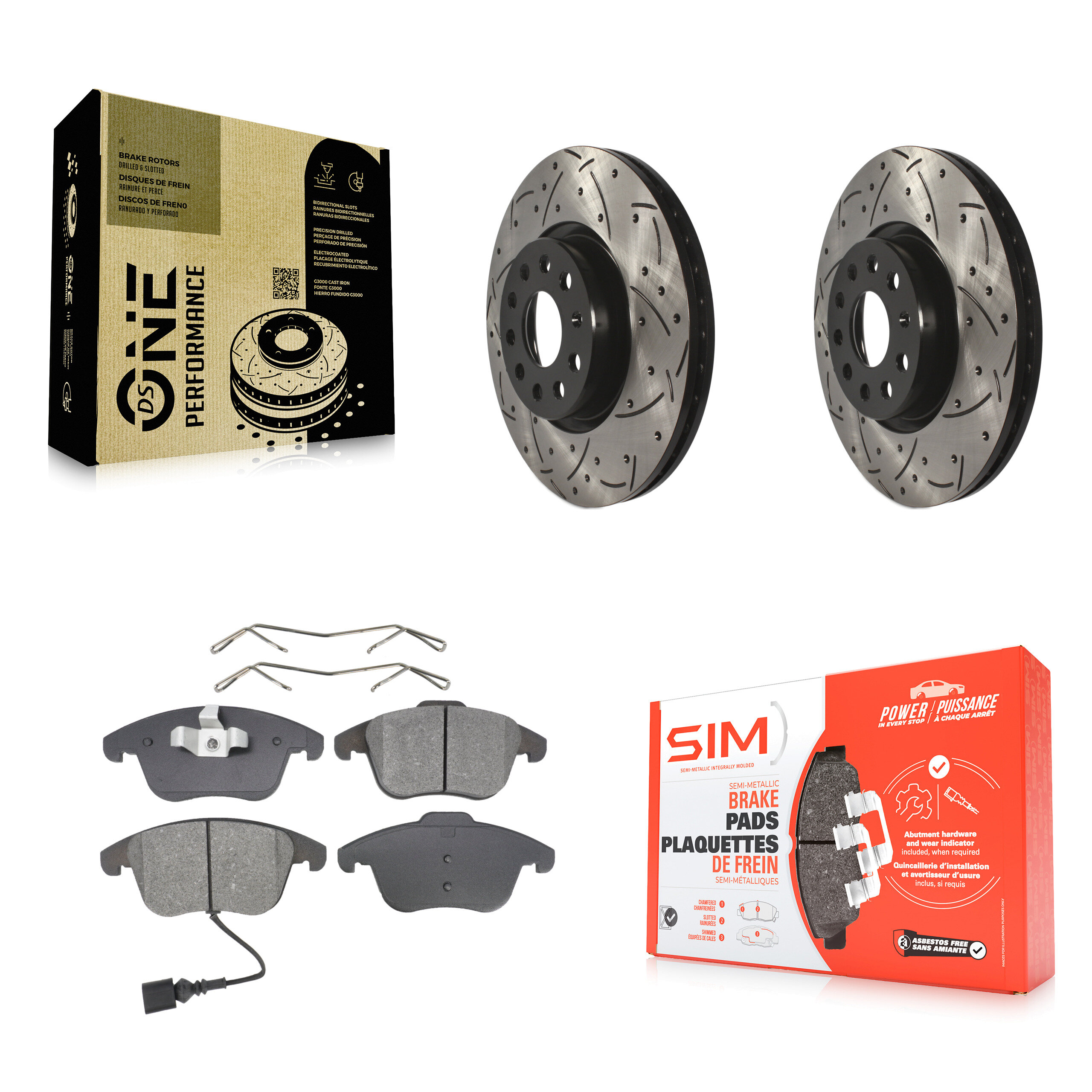 Transit Auto - KDS-100072 - Front Disc Brake Kits