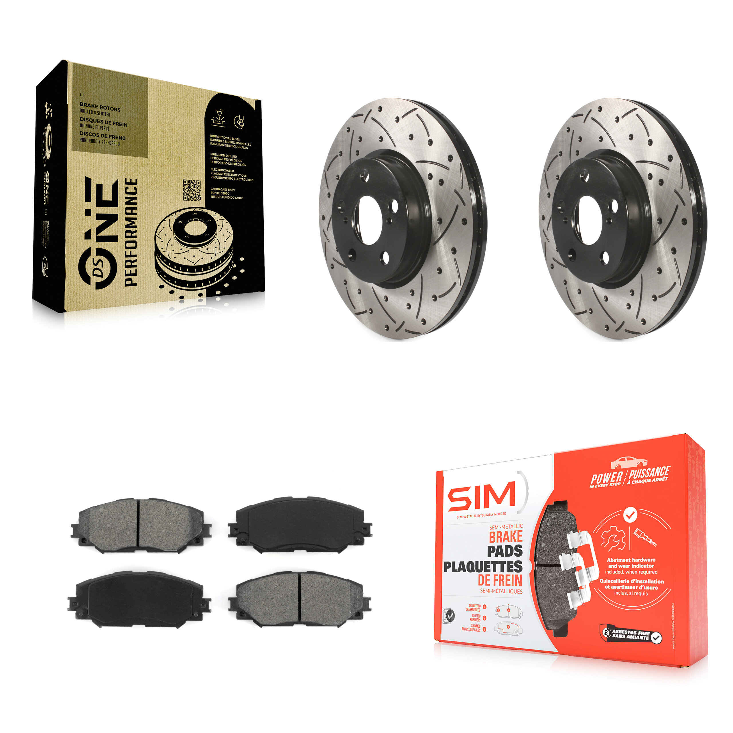 Transit Auto - KDS-100105 - Front Disc Brake Kits