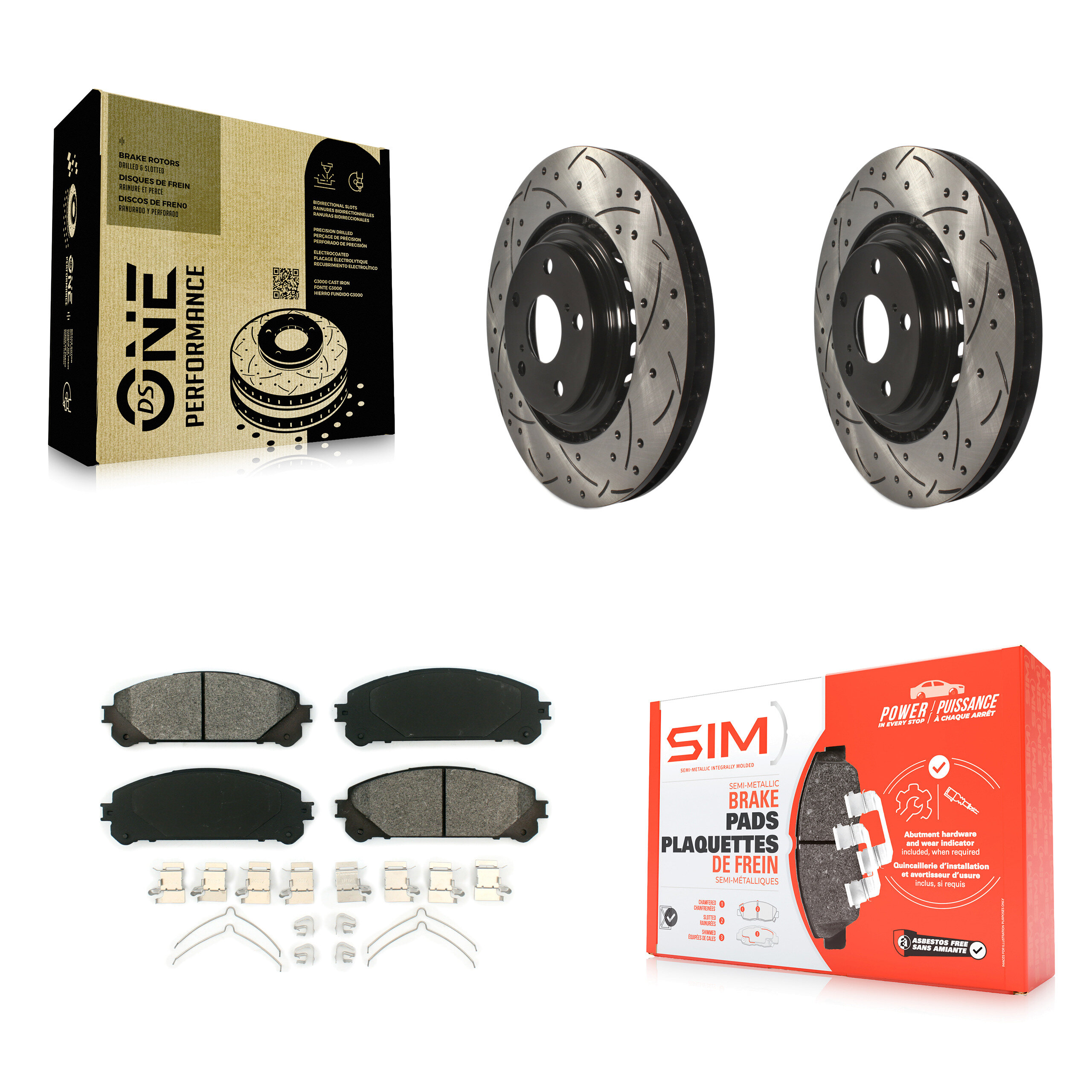 Transit Auto - KDS-100106 - Front Disc Brake Kits