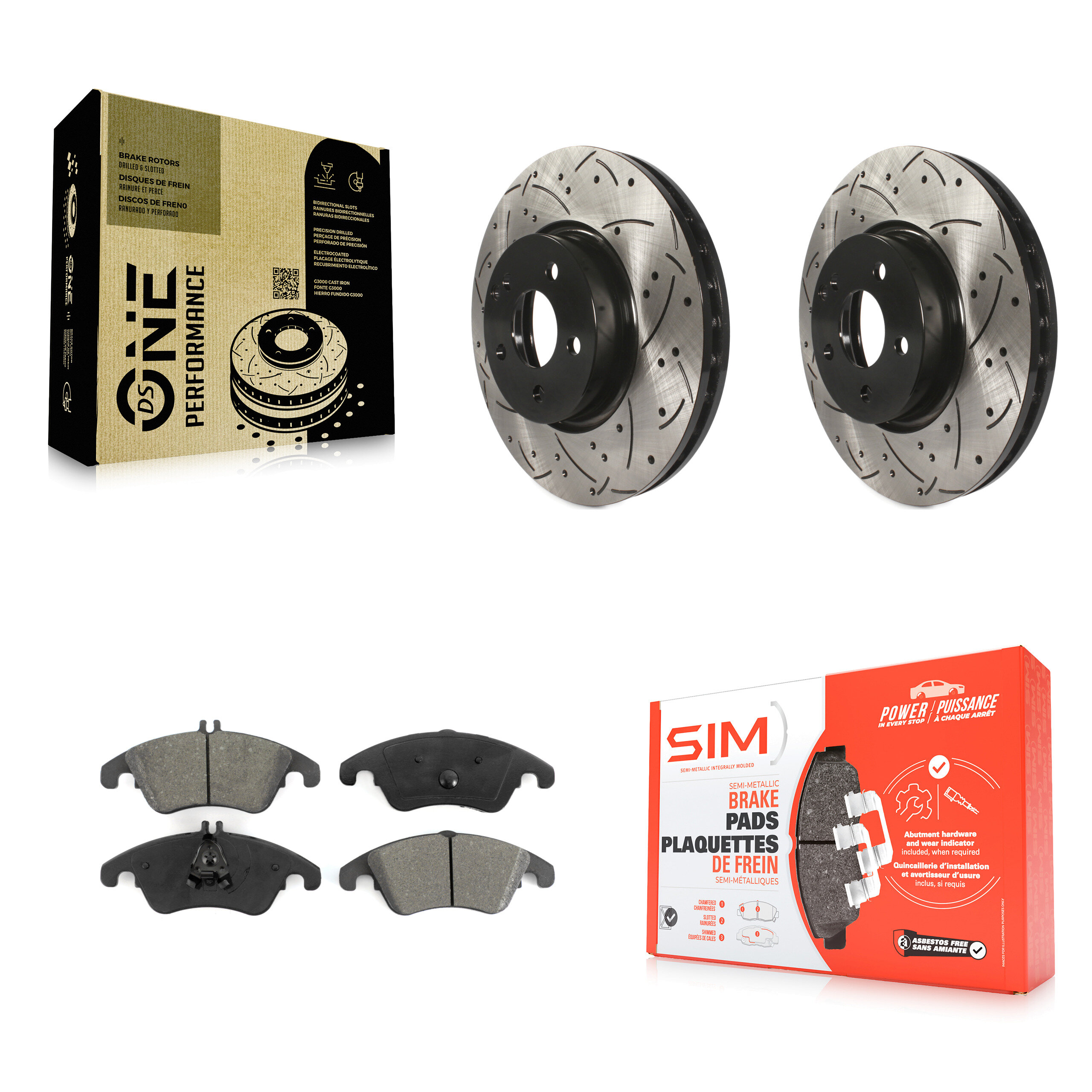 Transit Auto - KDS-100127 - Front Disc Brake Kits