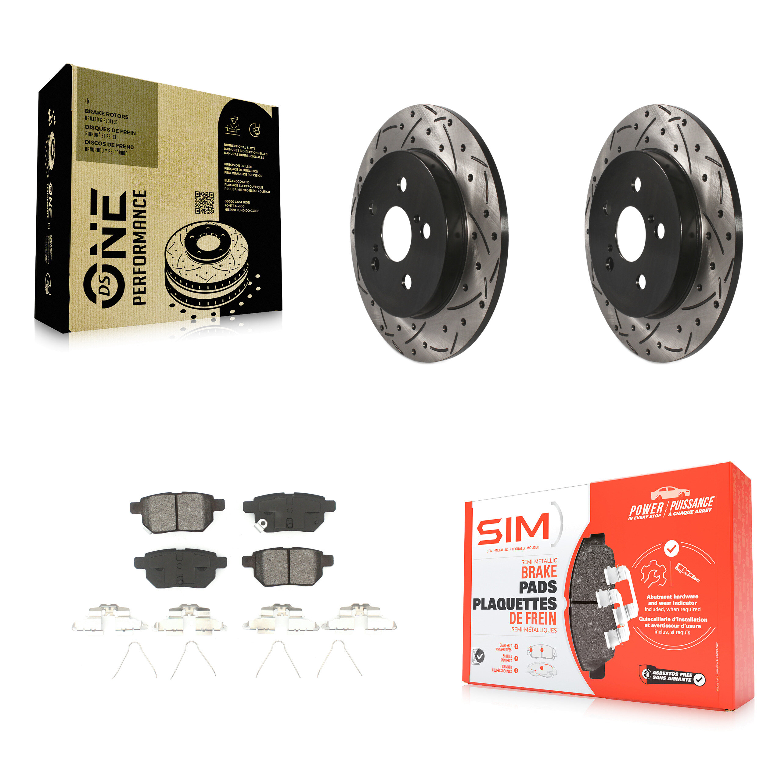 Transit Auto - KDS-100383 - Rear Disc Brake Kits