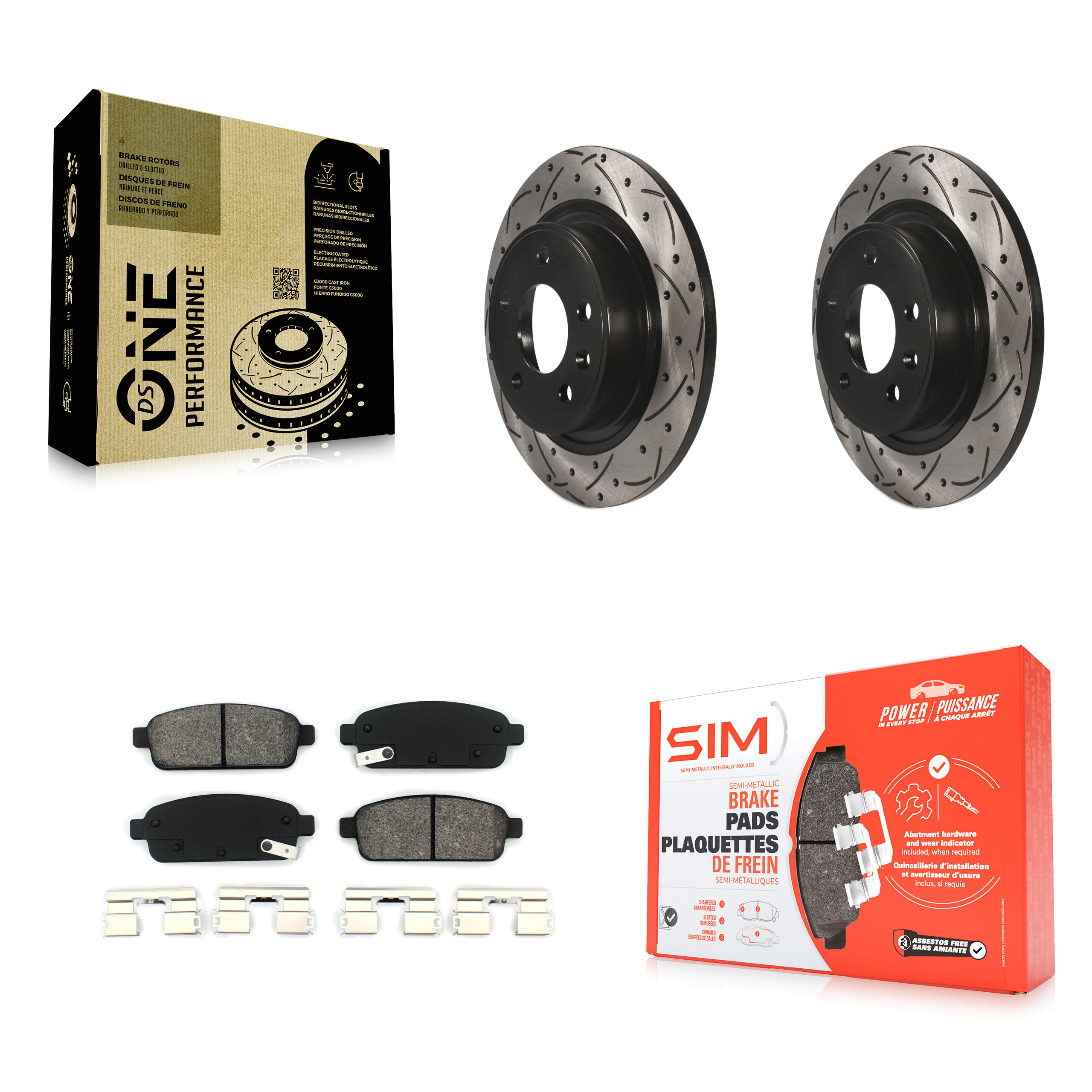 Transit Auto - KDS-100392 - Rear Disc Brake Kits
