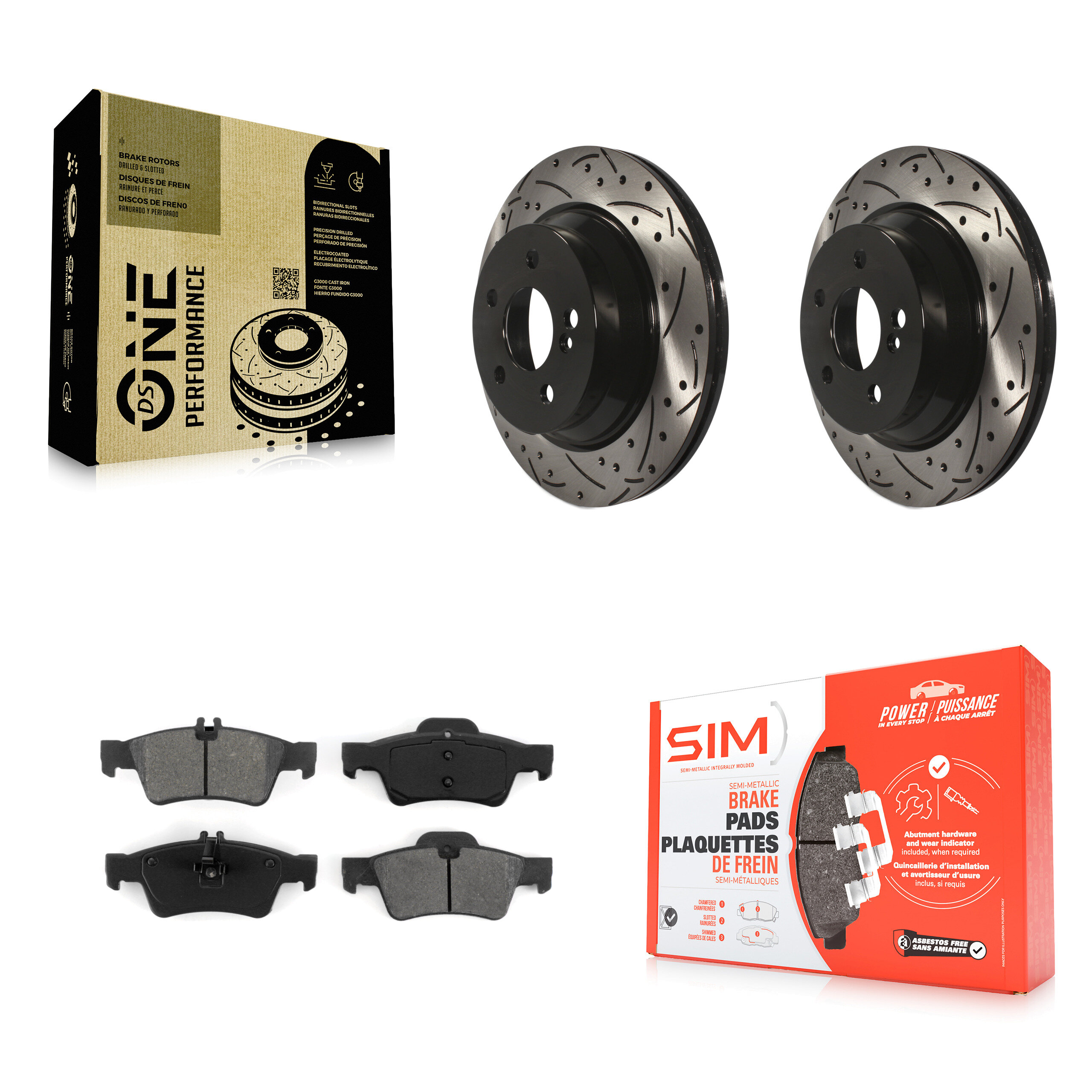 Transit Auto - KDS-100438 - Rear Disc Brake Kits