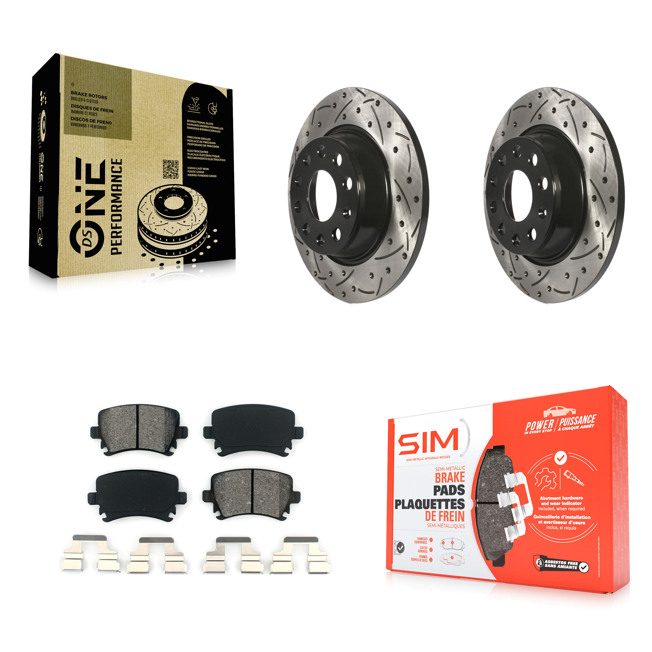 Transit Auto - KDS-100472 - Rear Disc Brake Kits