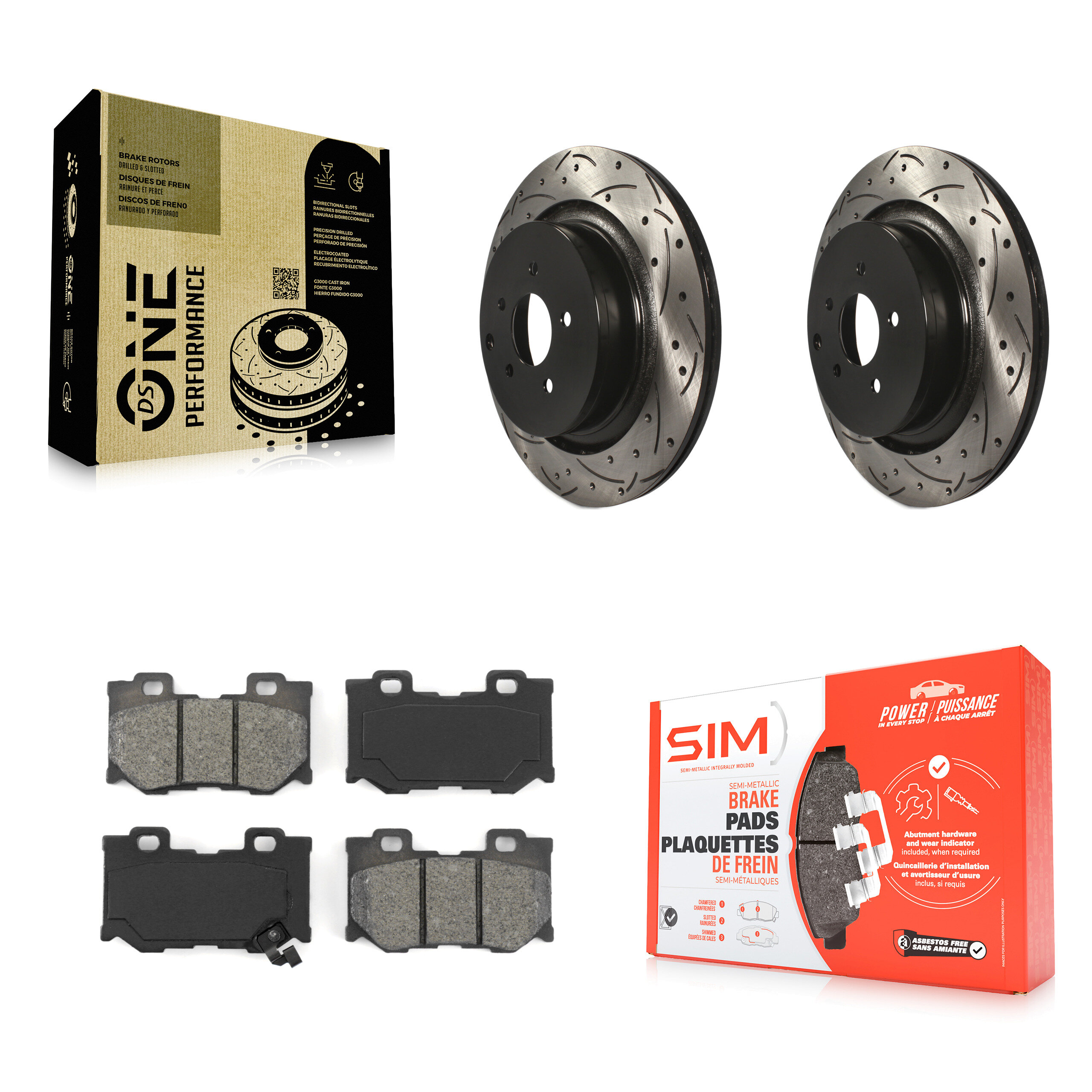 Transit Auto - KDS-100481 - Rear Disc Brake Kits