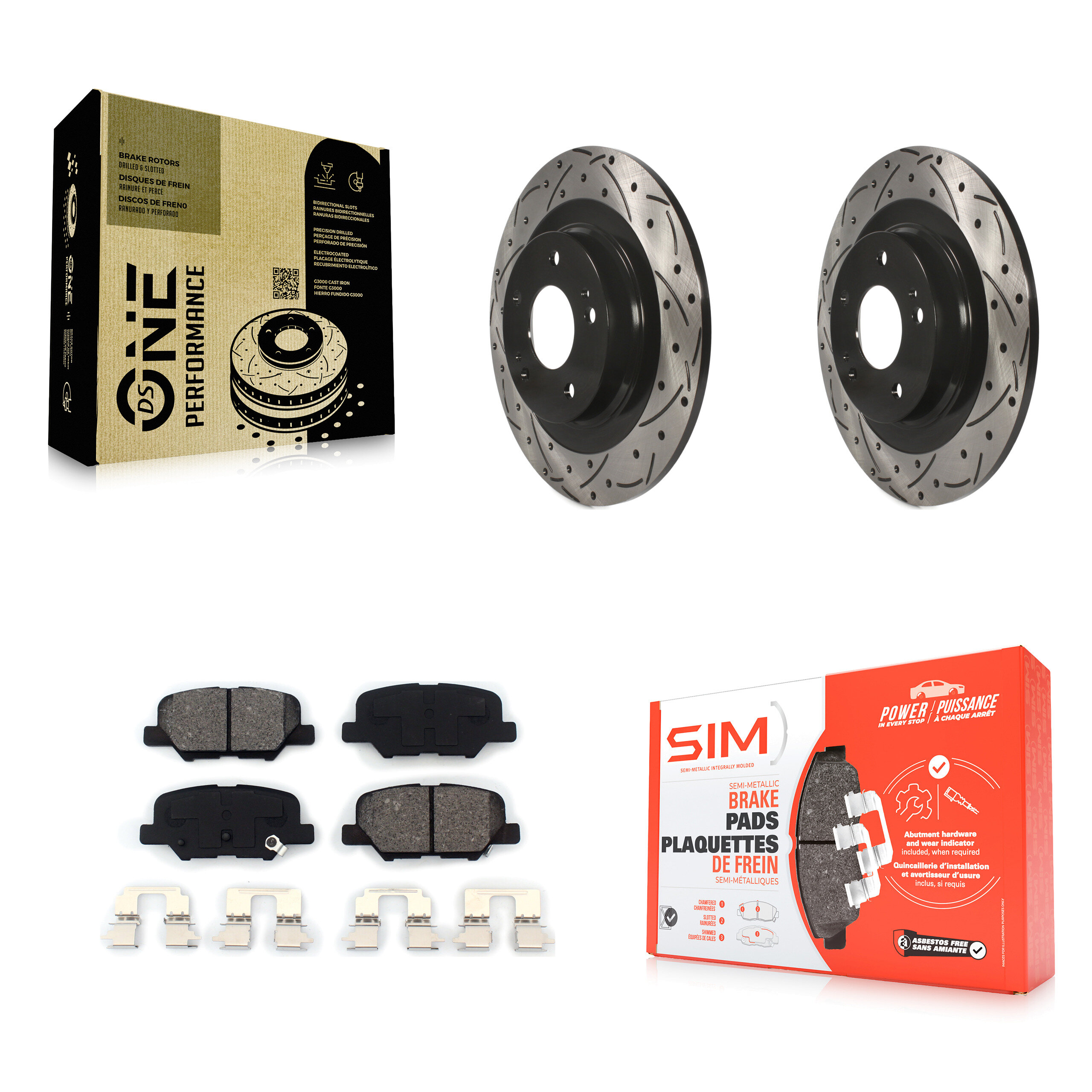 Transit Auto - KDS-100488 - Rear Disc Brake Kits