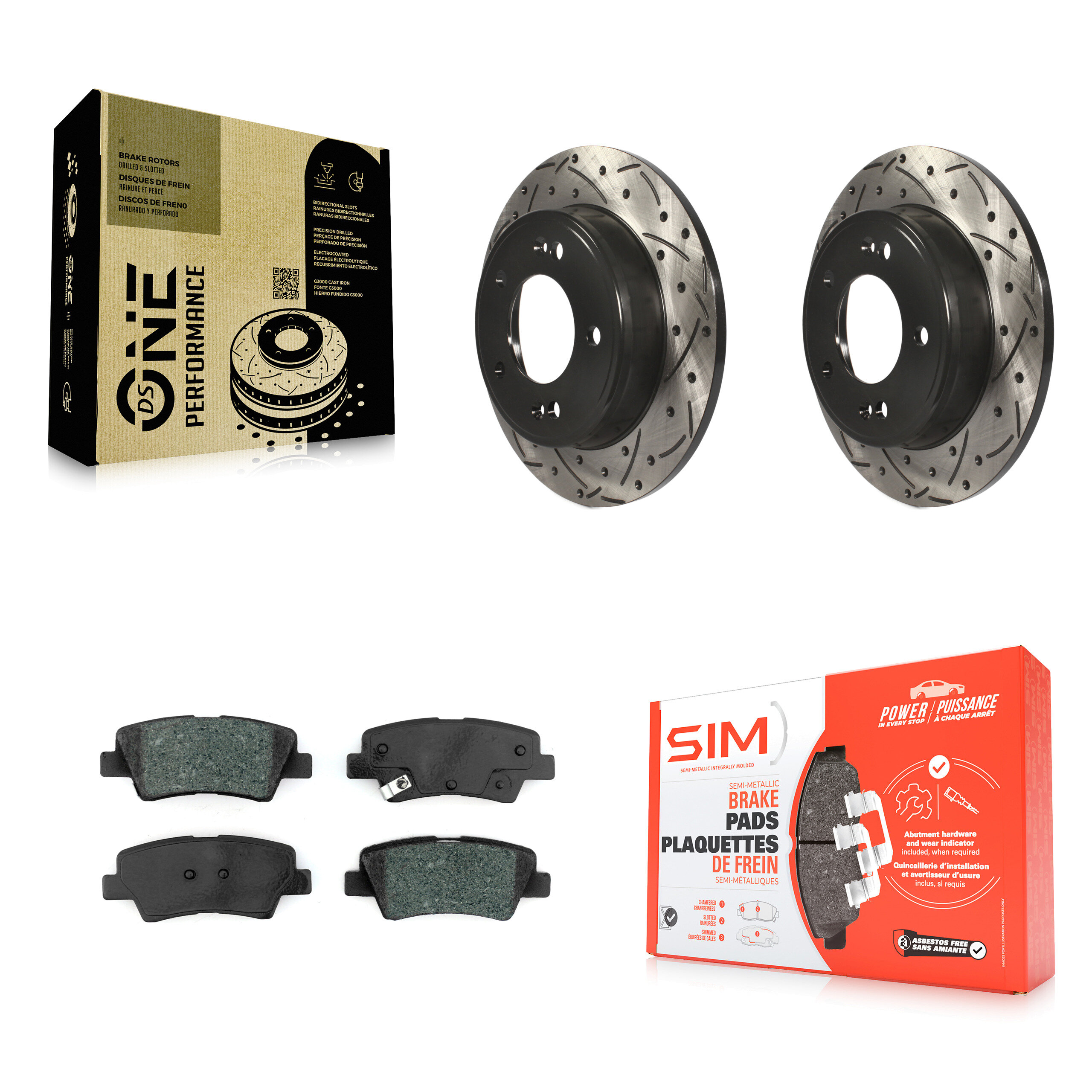 Transit Auto - KDS-100509 - Rear Disc Brake Kits