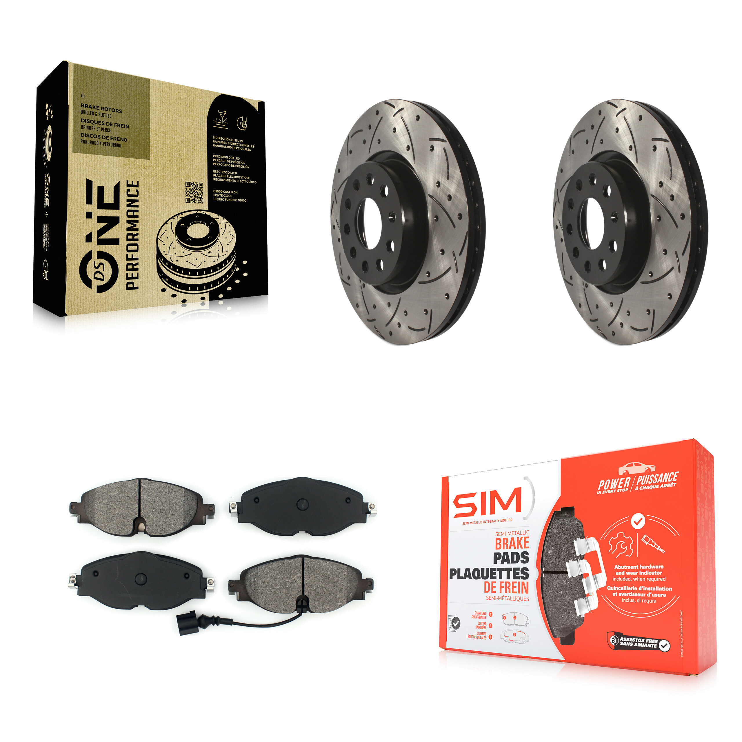 Transit Auto - KDS-100548 - Front Disc Brake Kits