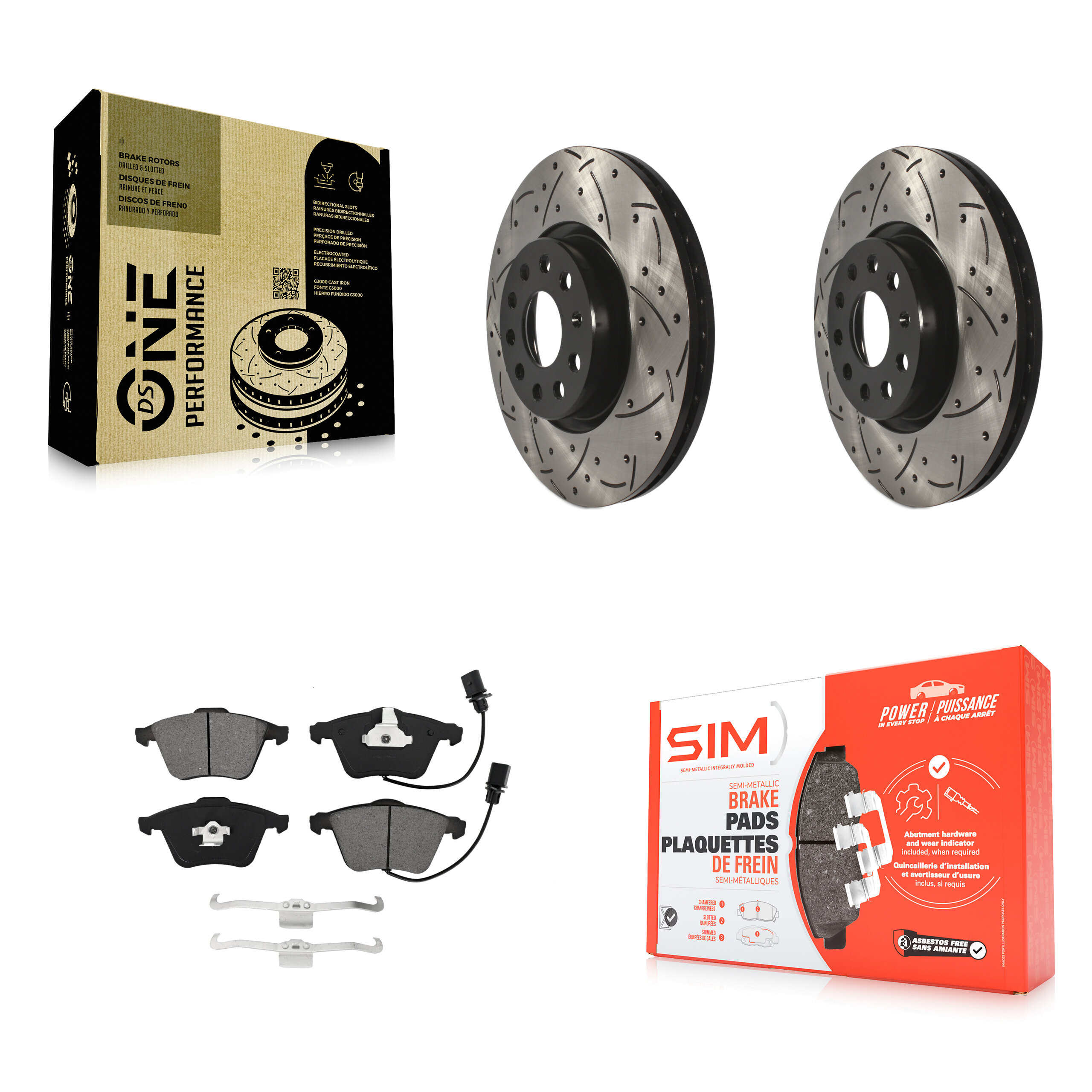 Transit Auto - KDS-100609 - Front Disc Brake Kits