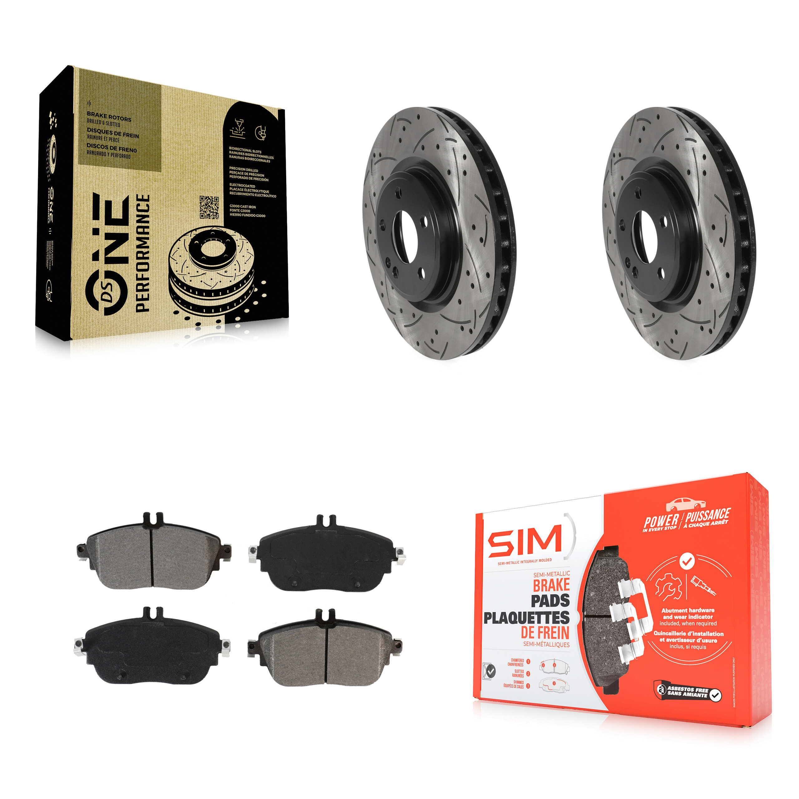 Transit Auto - KDS-100617 - Front Disc Brake Kits