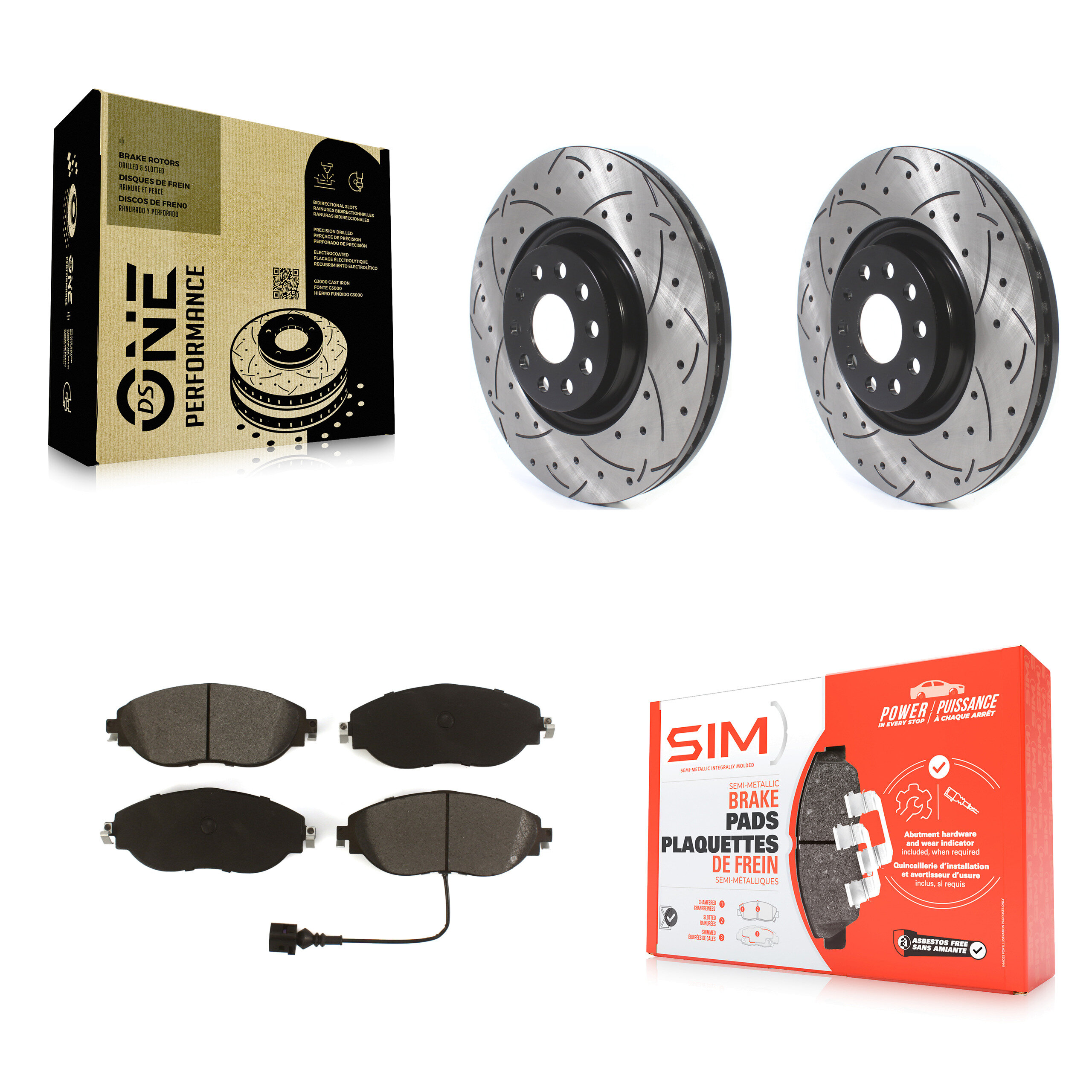 Transit Auto - KDS-100618 - Front Disc Brake Kits