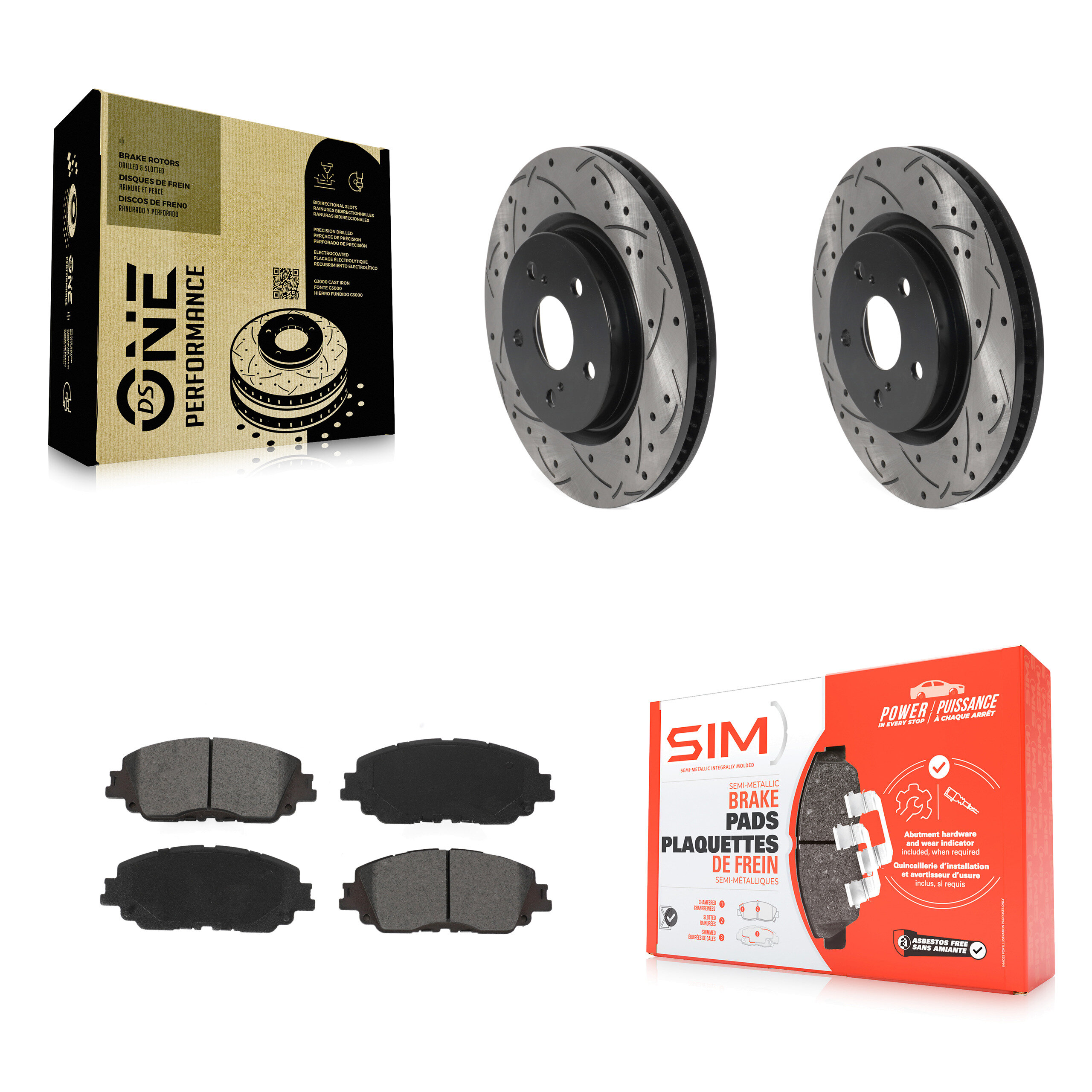 Transit Auto - KDS-100622 - Front Disc Brake Kits