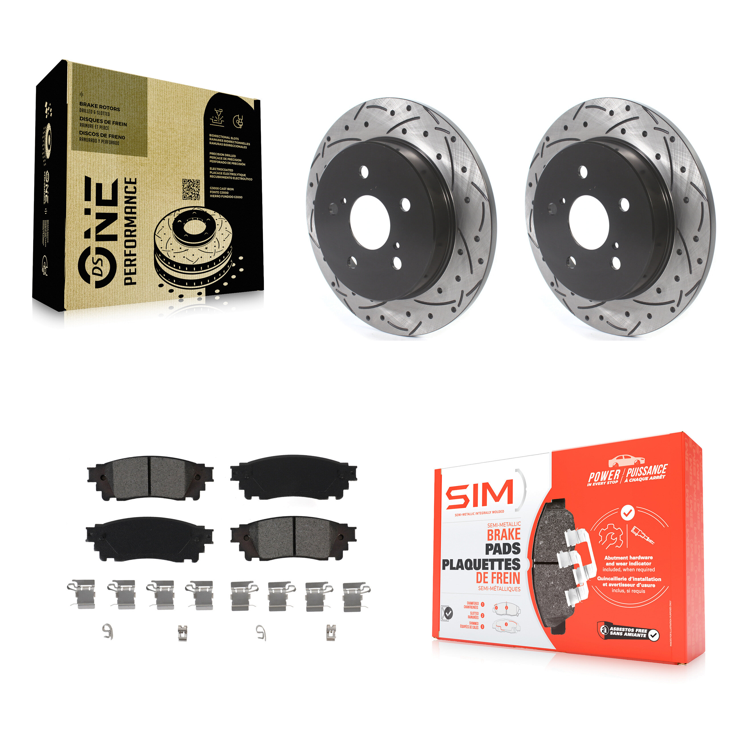Transit Auto - KDS-100655 - Rear Disc Brake Kits