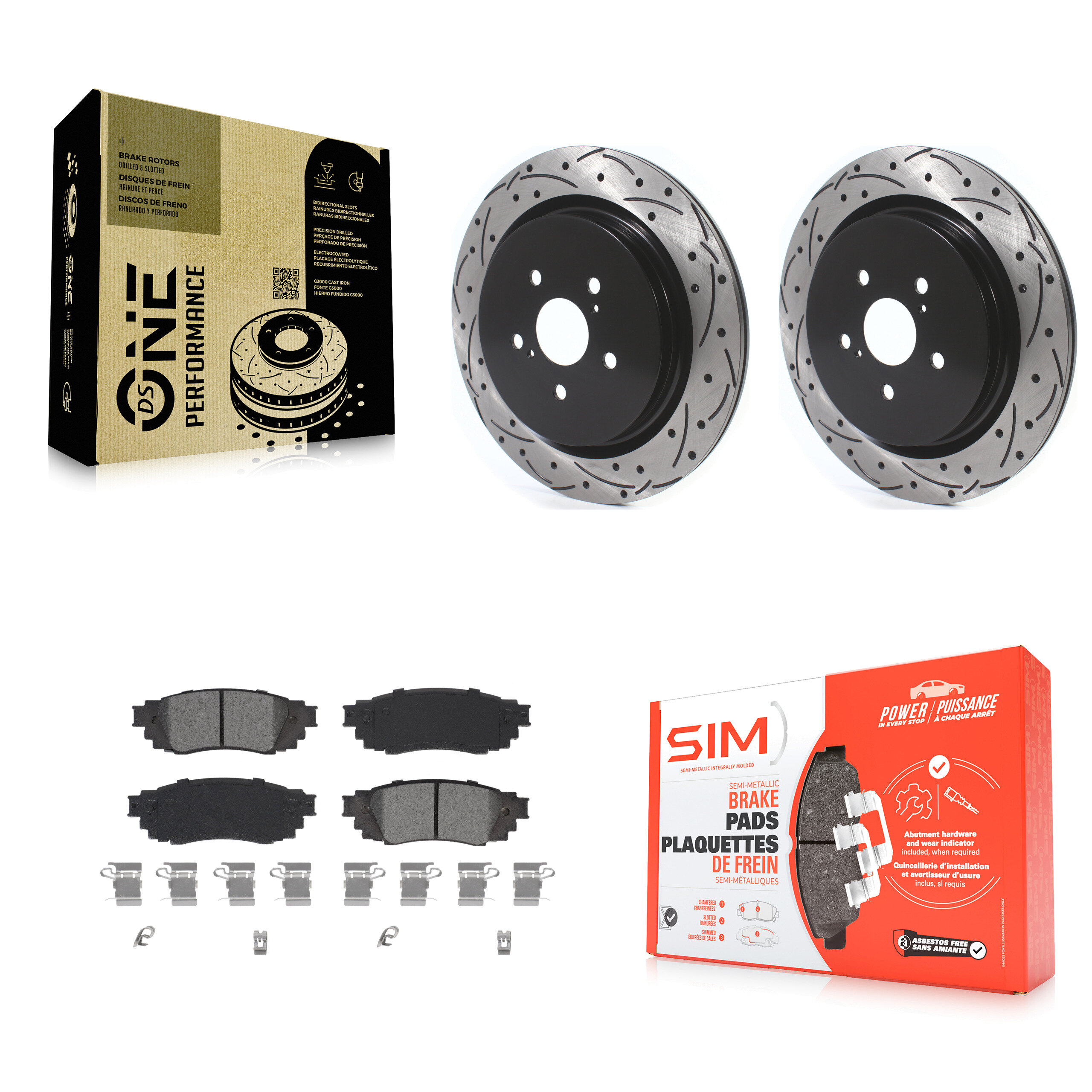 Transit Auto - KDS-100656 - Rear Disc Brake Kits