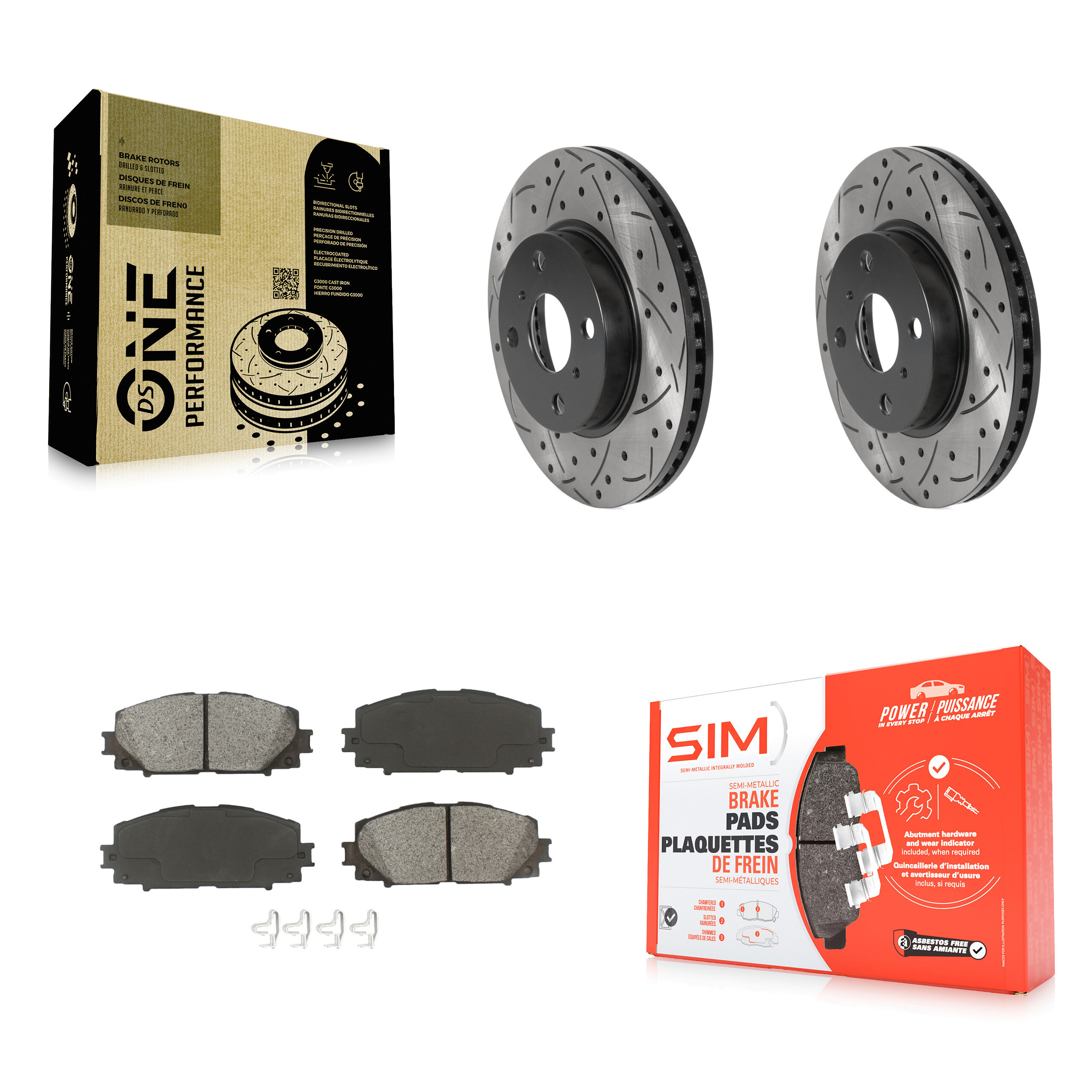 Transit Auto - KDS-100682 - Front Disc Brake Kits