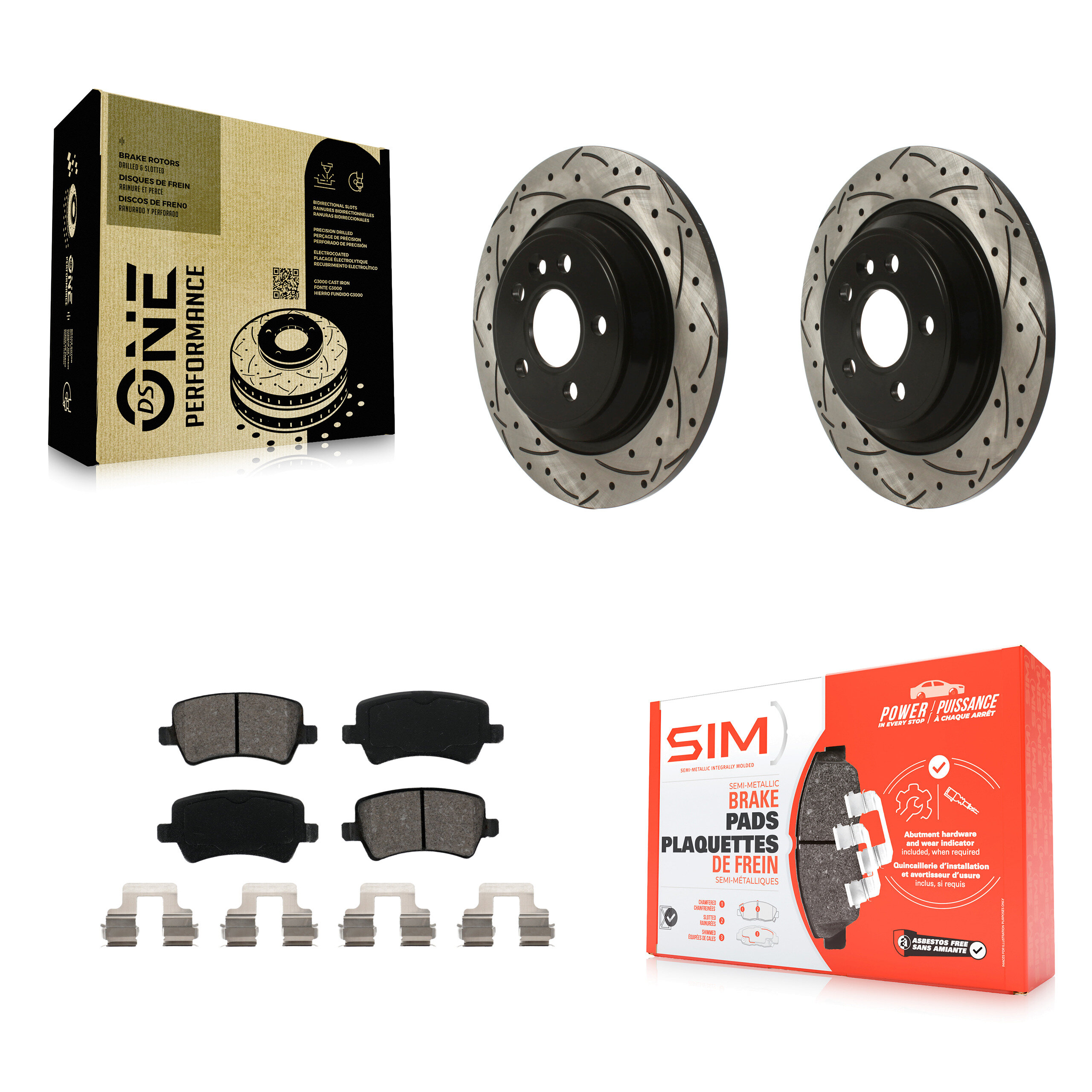 Transit Auto - KDS-100807 - Rear Disc Brake Kits