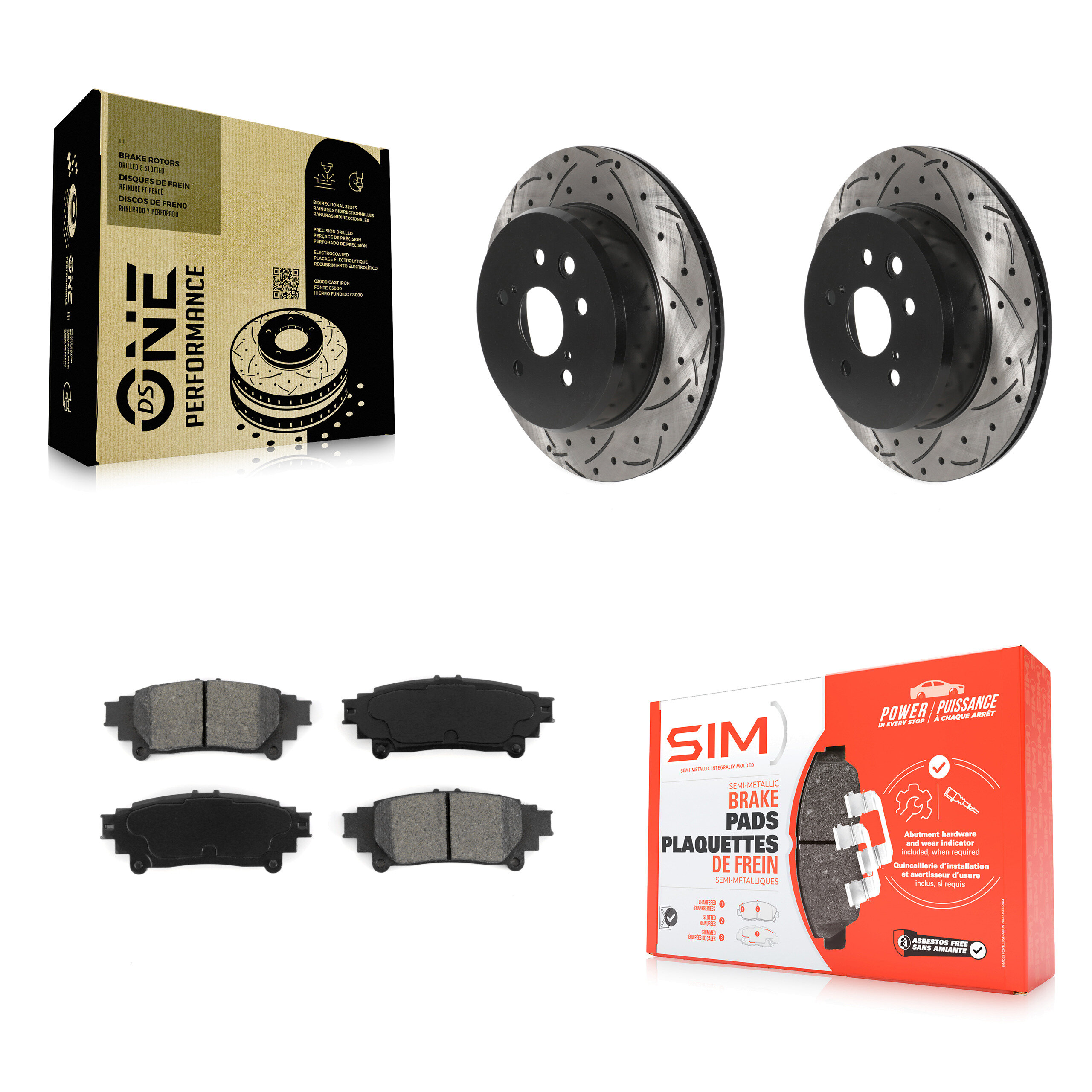 Transit Auto - KDS-100819 - Rear Disc Brake Kits