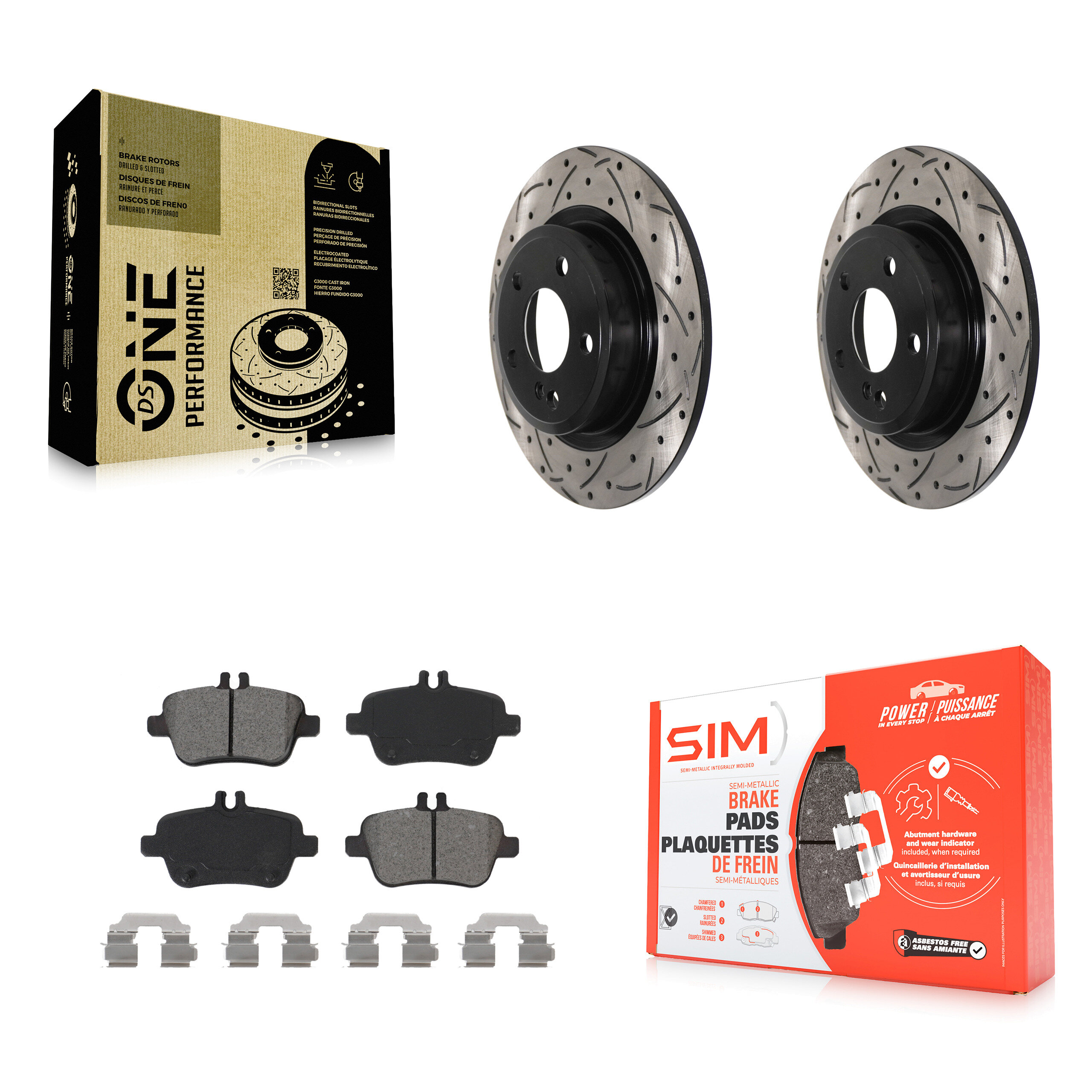 Transit Auto - KDS-100826 - Rear Disc Brake Kits