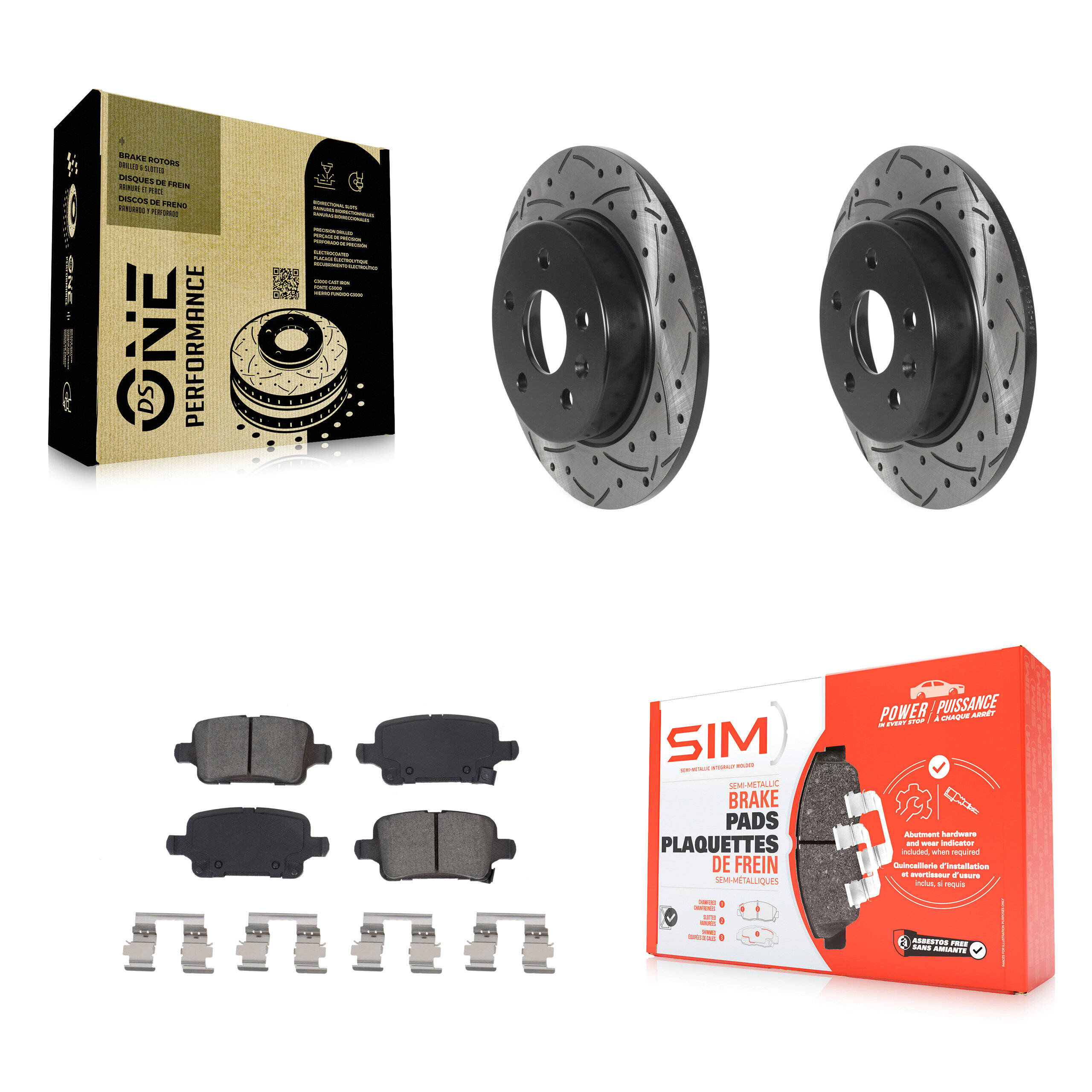 Transit Auto - KDS-100850 - Rear Disc Brake Kits